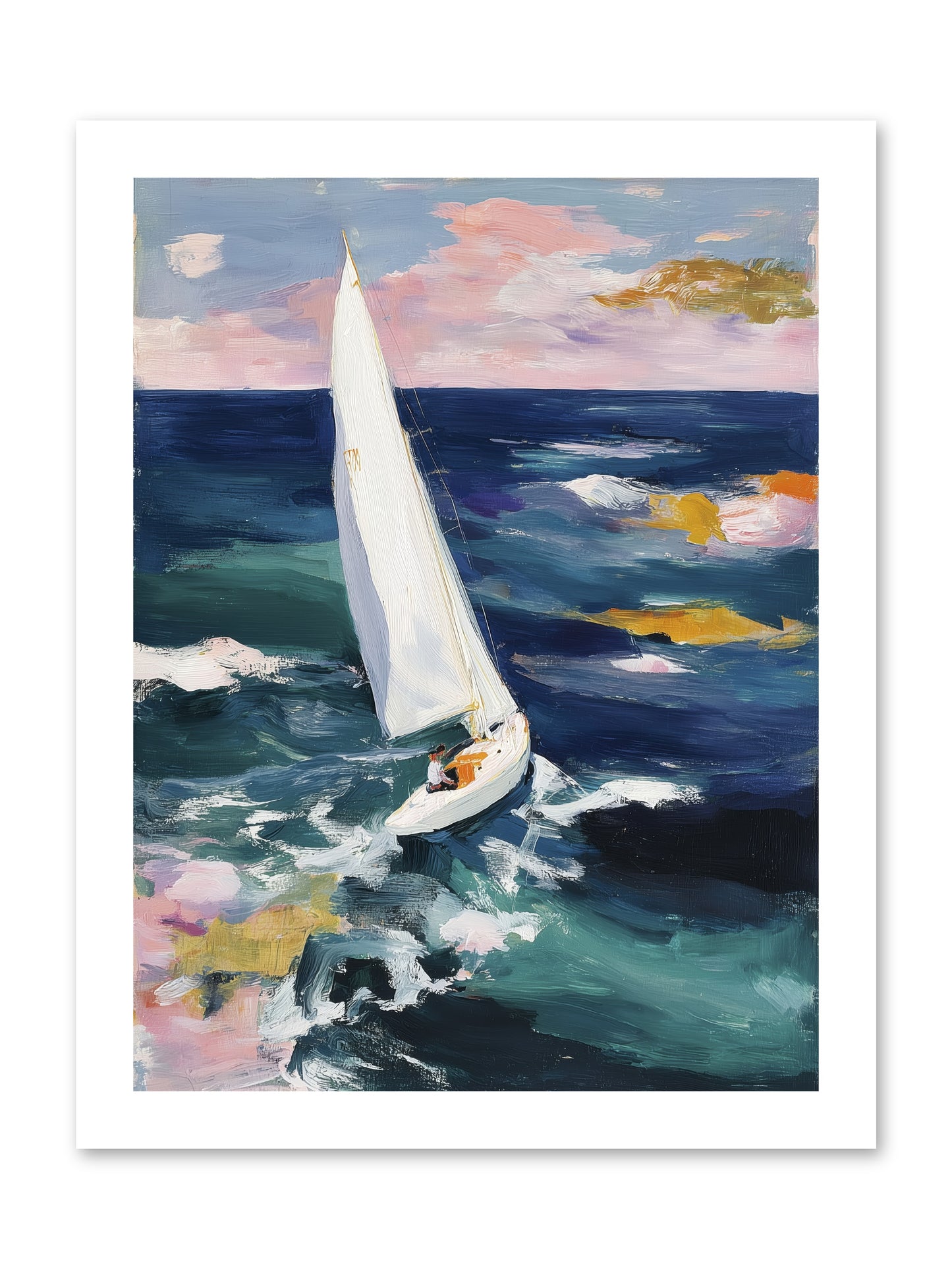 Sailor's Vision -- Loose Canvas Print 12x16