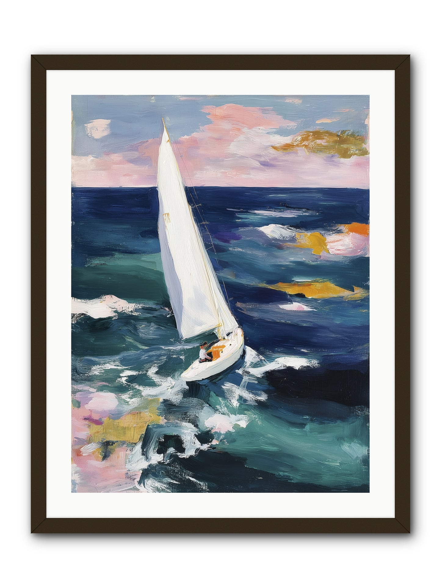 Sailor's Vision -- Framed Print - Black 24x32