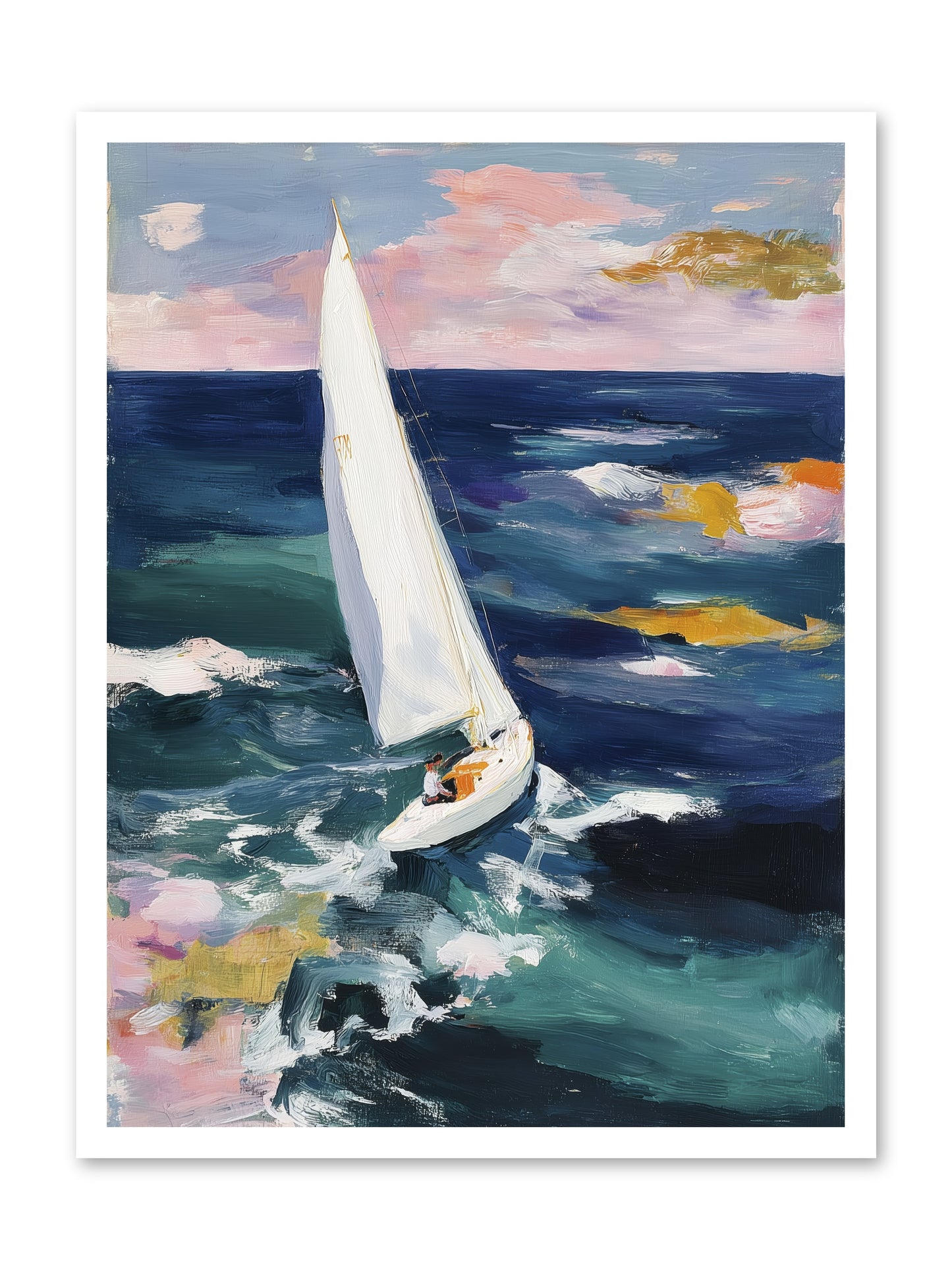 Sailor's Vision -- Loose Canvas Print 24x32