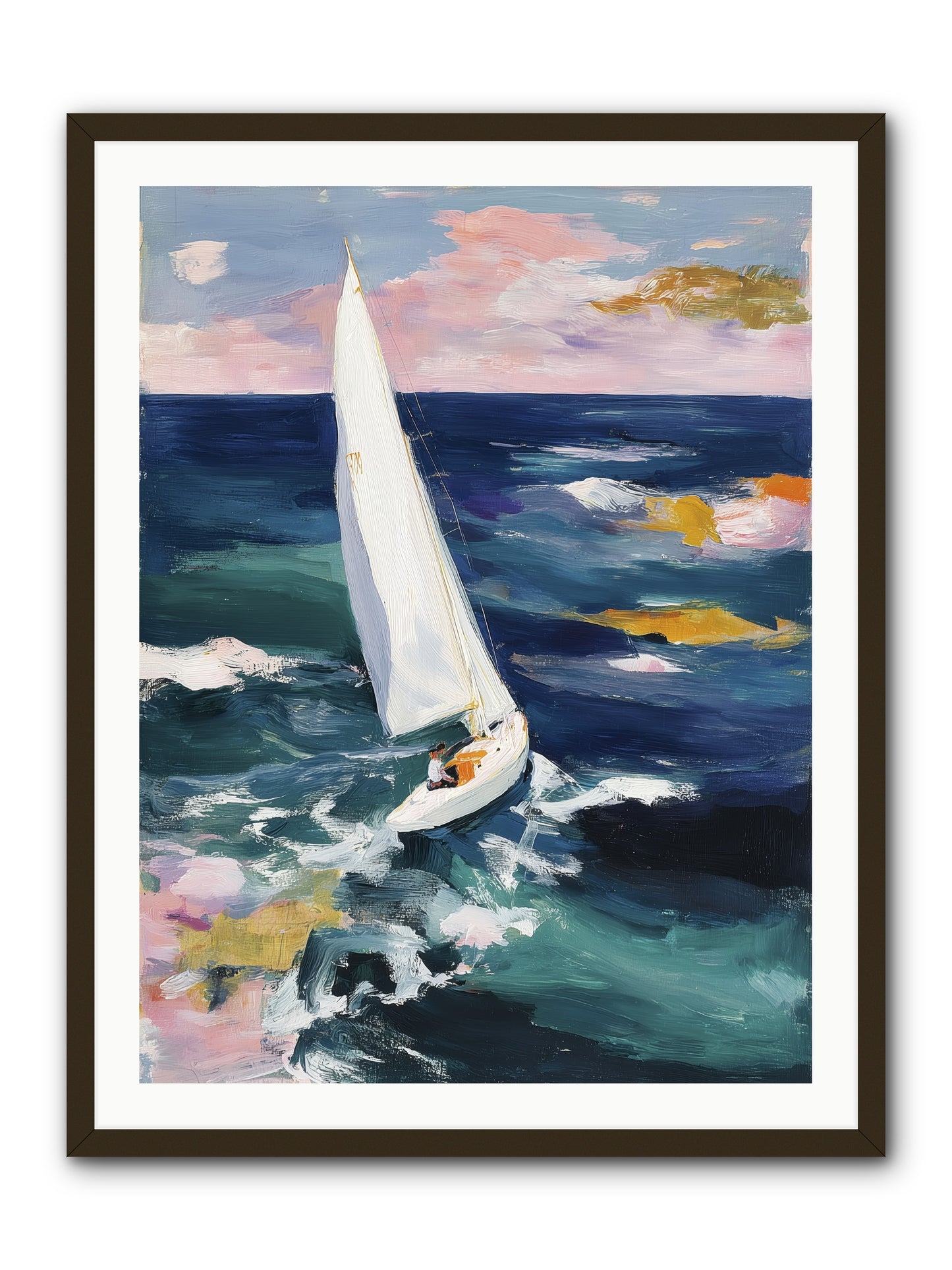 Sailor's Vision -- Framed Print - Black 30x40