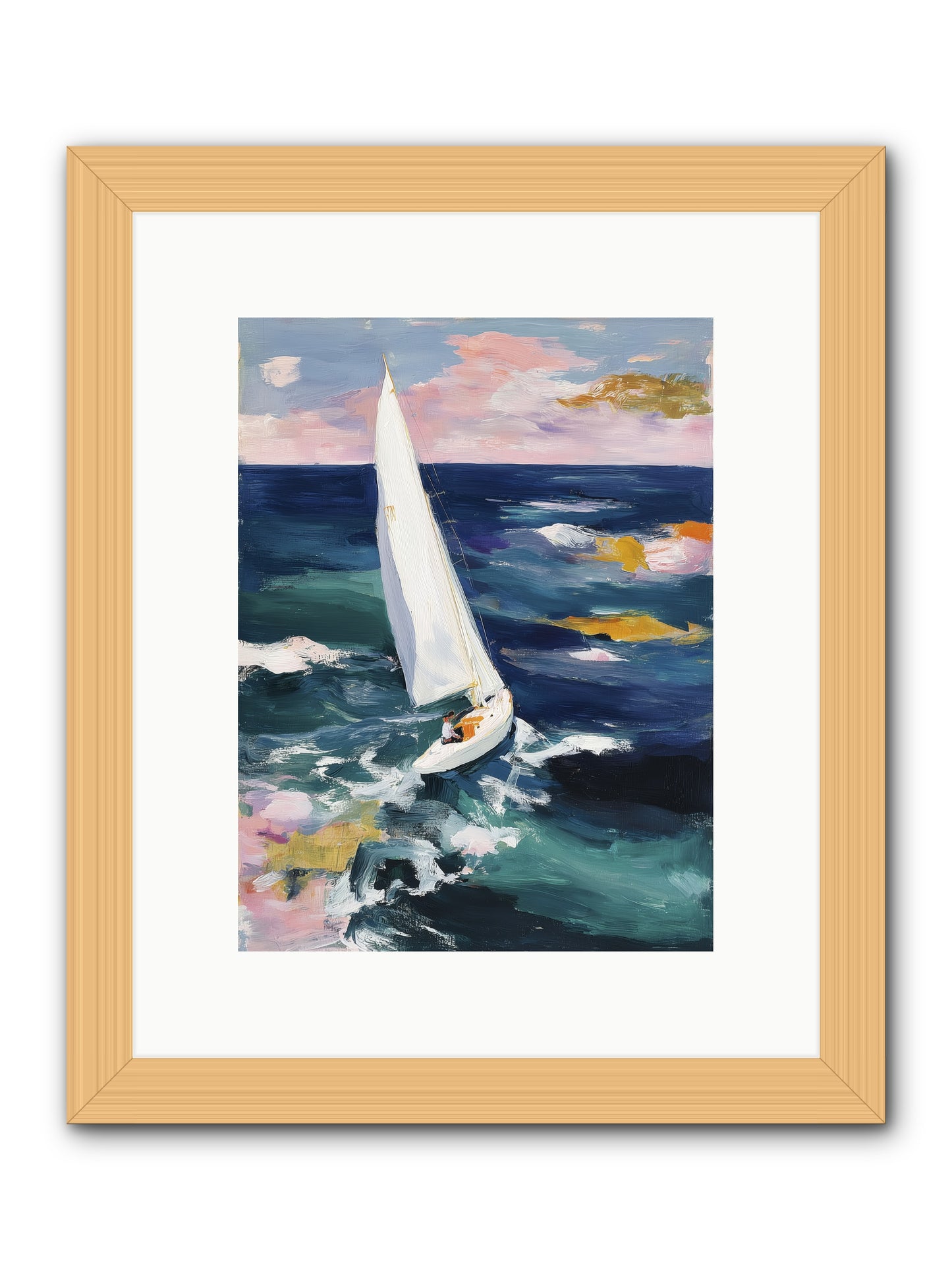 Sailor's Vision -- Framed Print - Natural 9x12