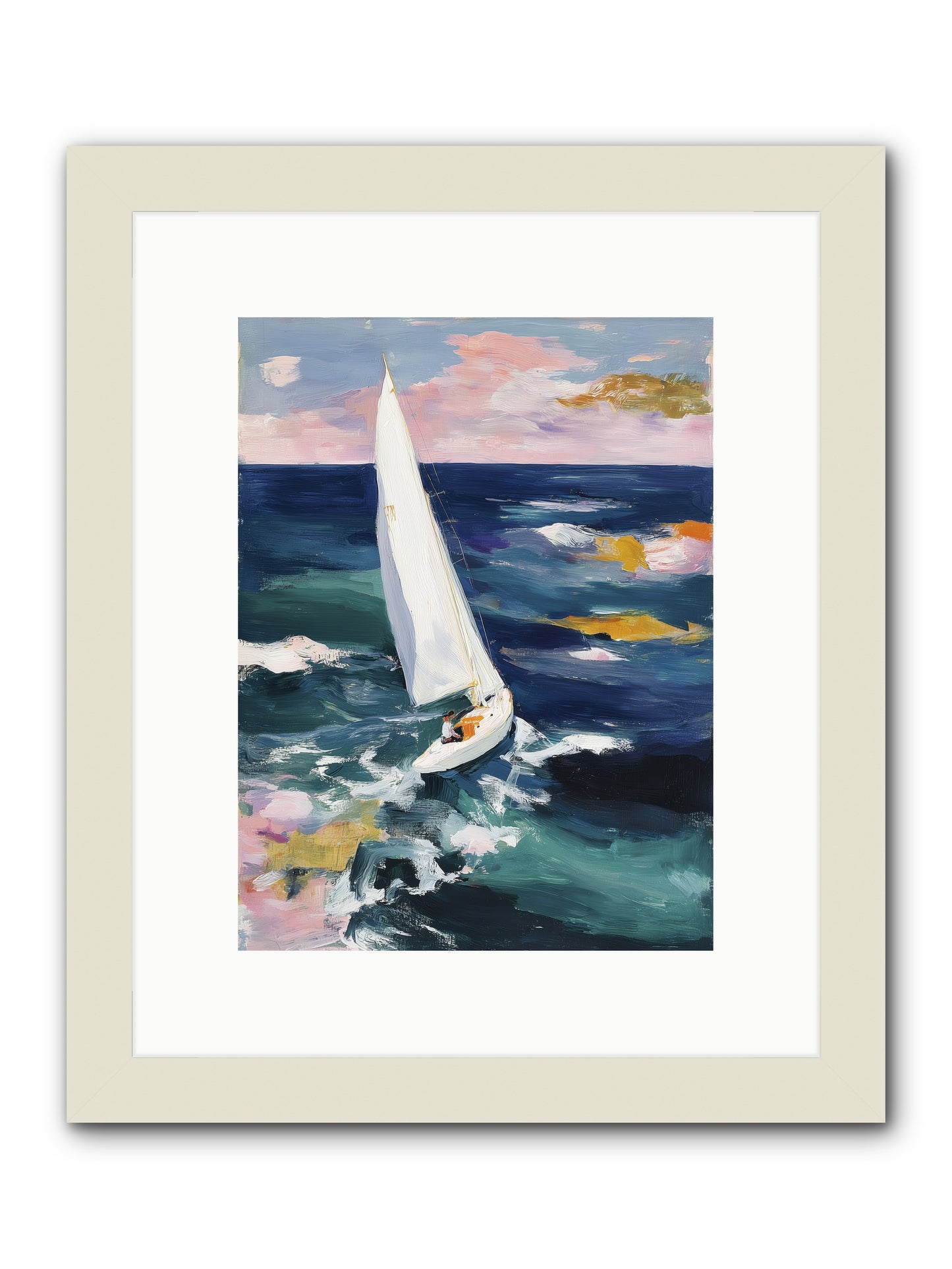 Sailor's Vision -- Framed Print - White 9x12