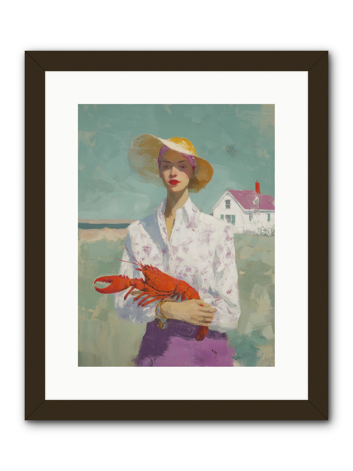 Salt Air Daughter -- Framed Print - Black 12x16