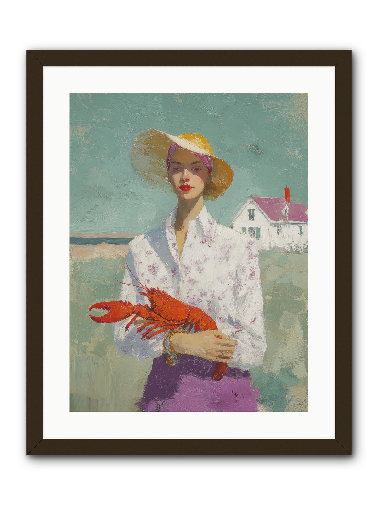 Salt Air Daughter -- Framed Print - Black 18x24