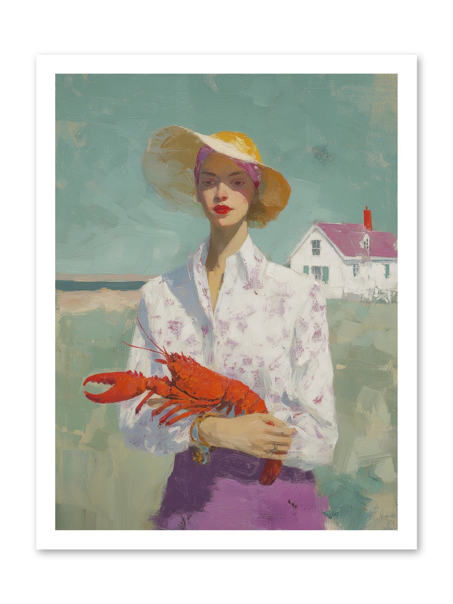 Salt Air Daughter -- Paper Print 18x24