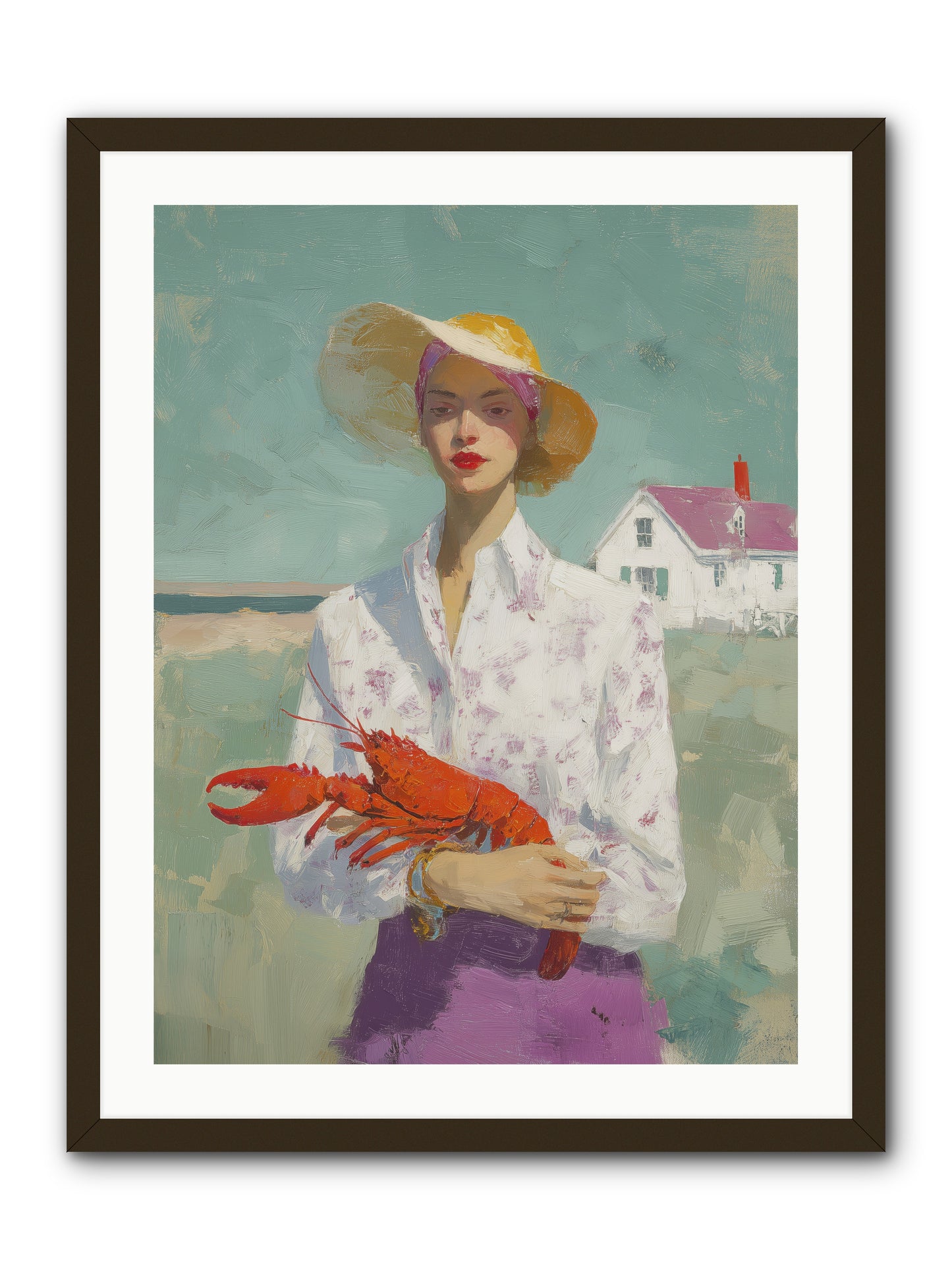 Salt Air Daughter -- Framed Print - Black 24x32