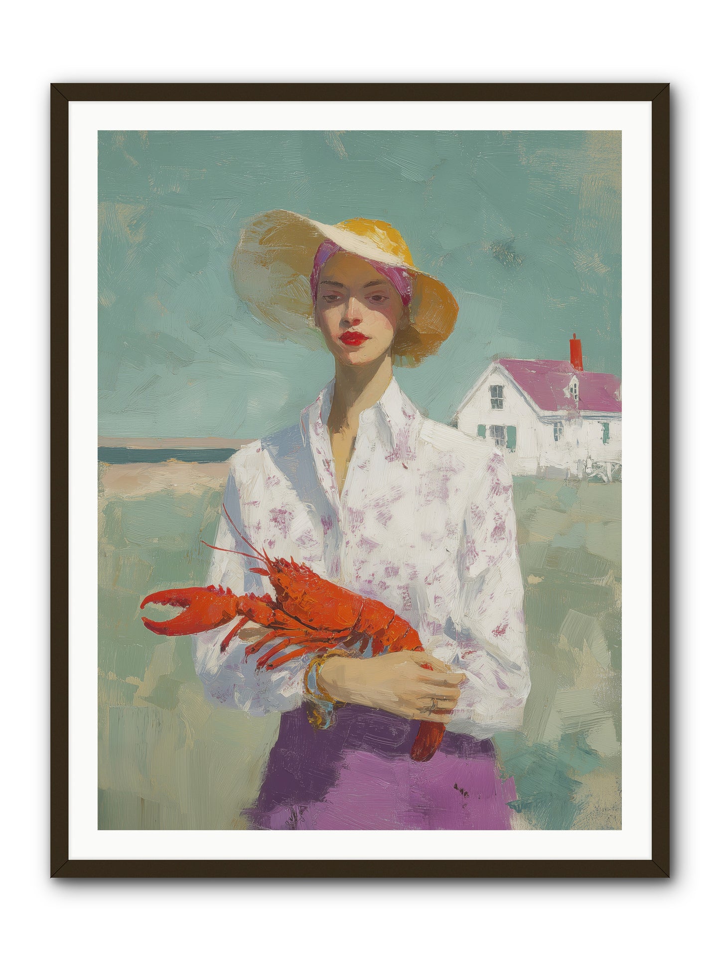 Salt Air Daughter -- Framed Print - Black 36x48