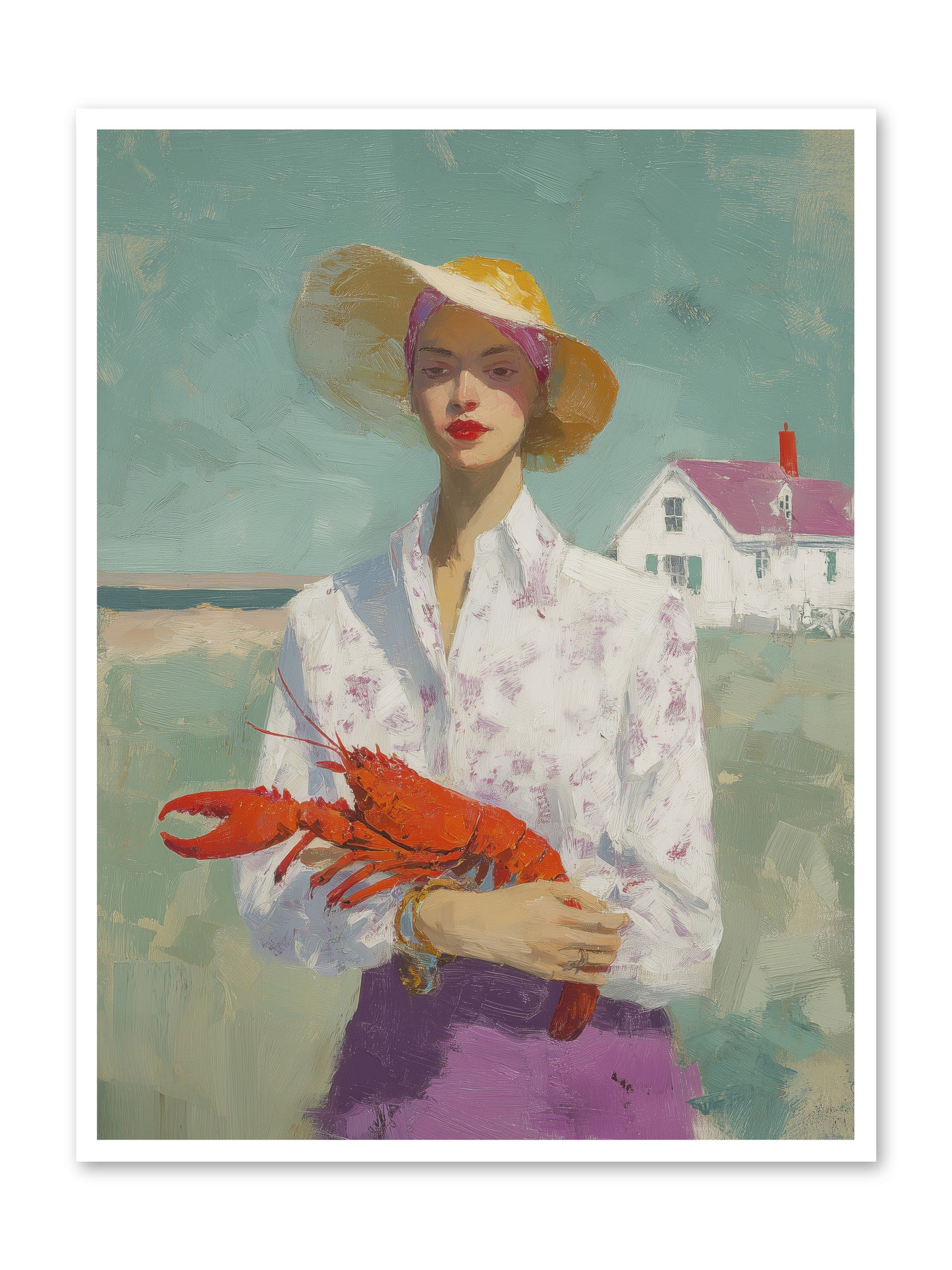 Salt Air Daughter -- Loose Canvas Print 36x48