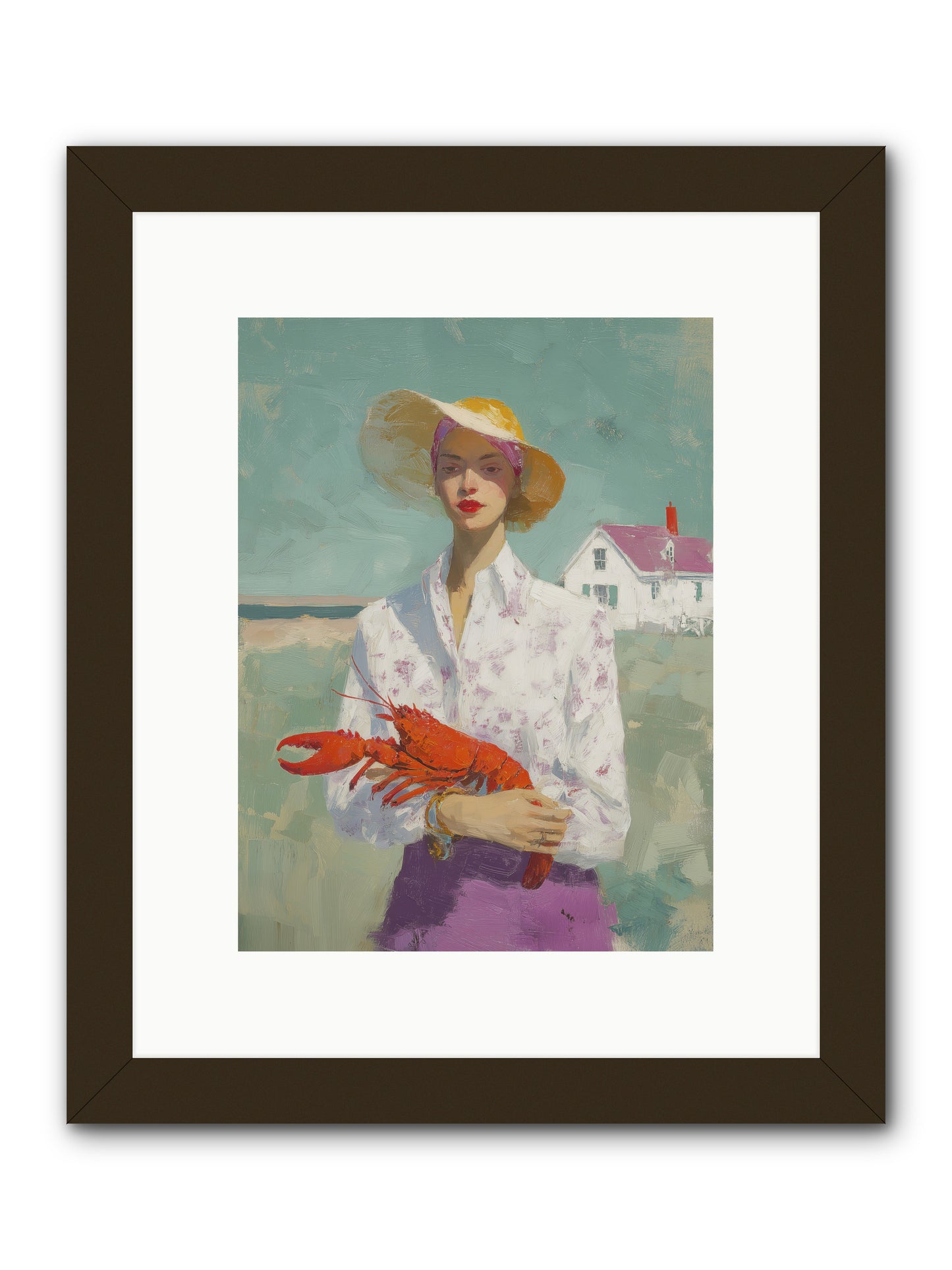 Salt Air Daughter -- Framed Print - Black 9x12