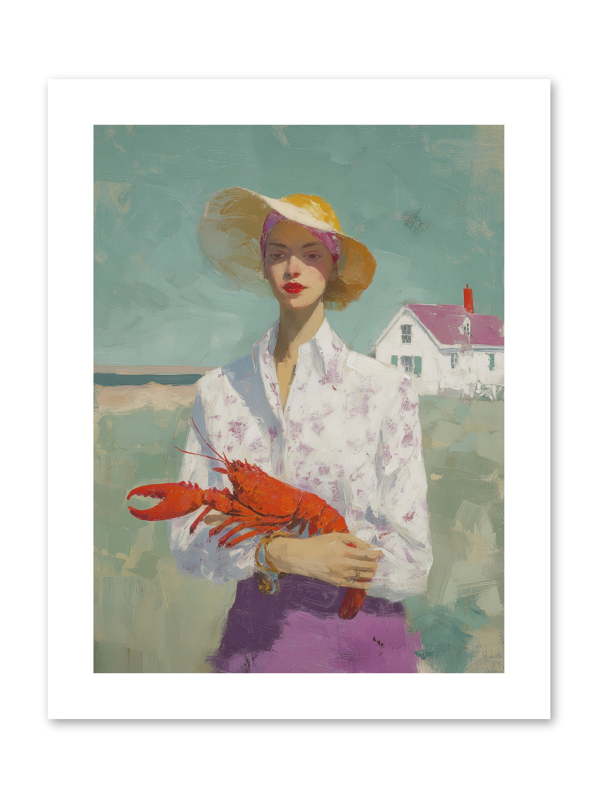 Salt Air Daughter -- Paper Print 9x12