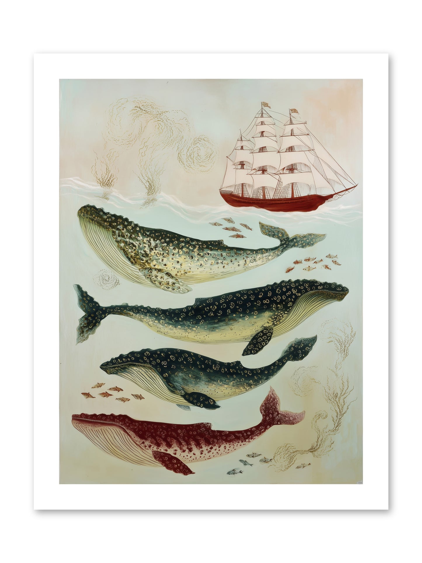 Salt Air Serenade -- Loose Canvas Print 12x16