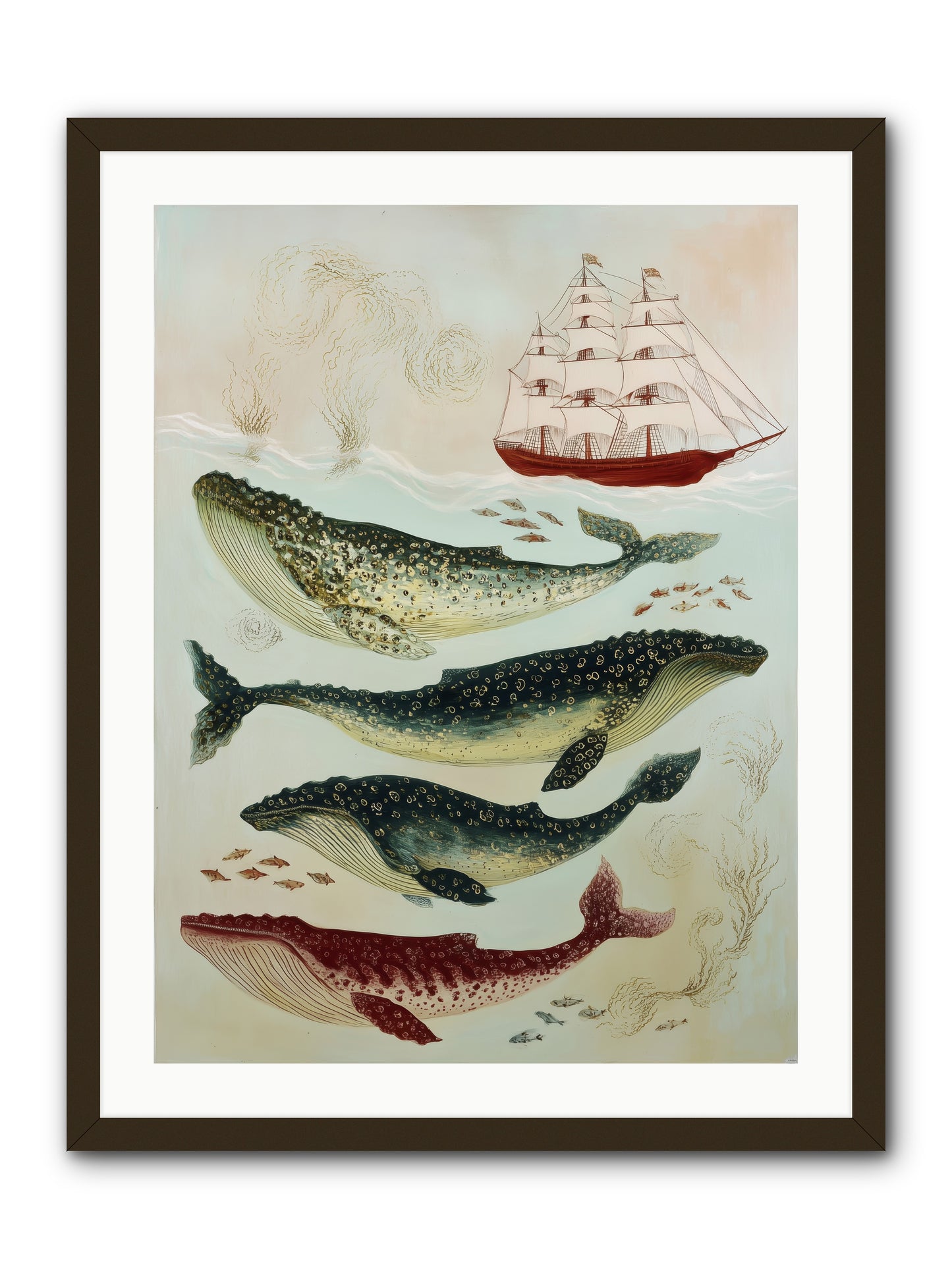 Salt Air Serenade -- Framed Print - Black 24x32