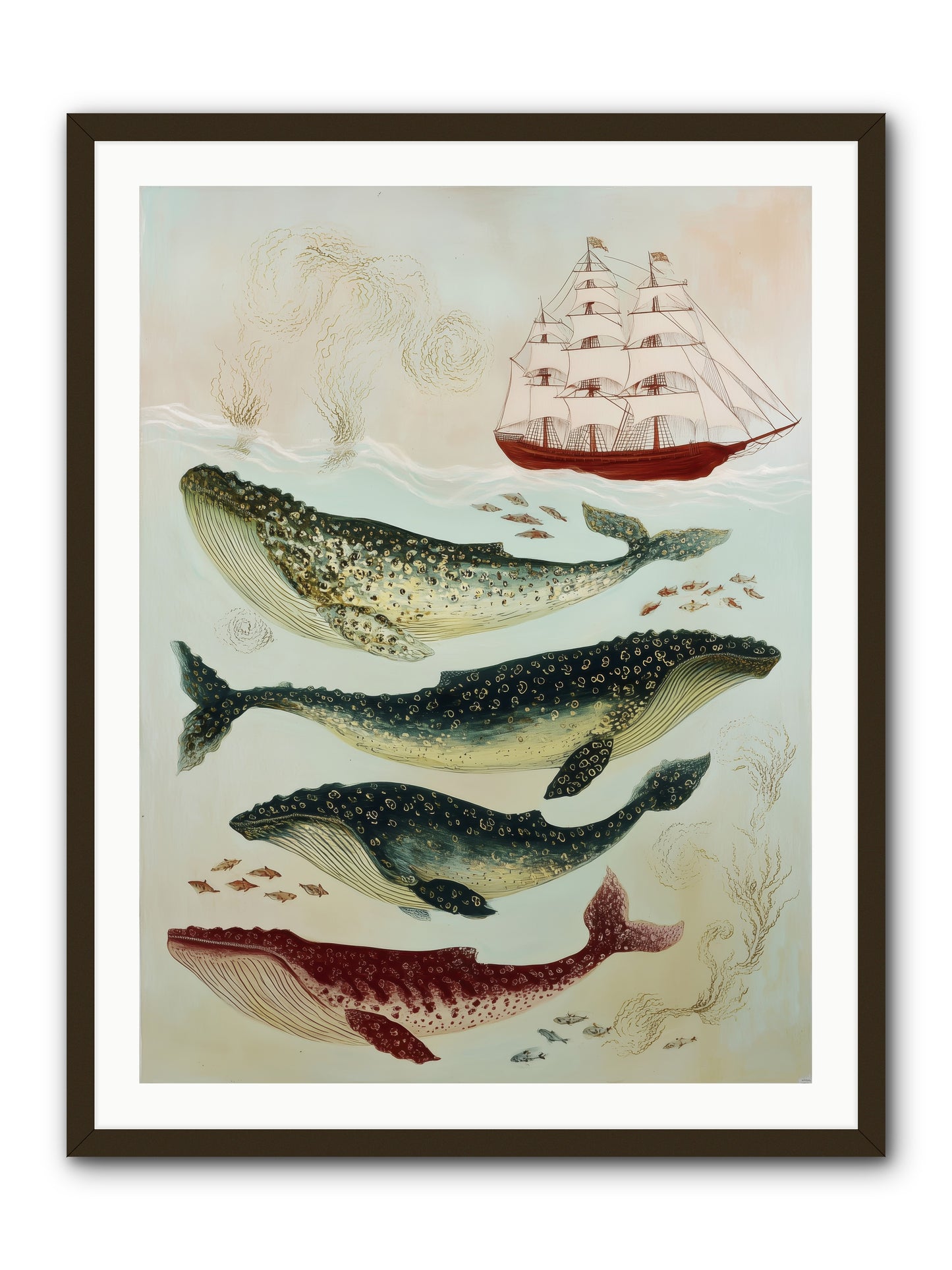 Salt Air Serenade -- Framed Print - Black 30x40