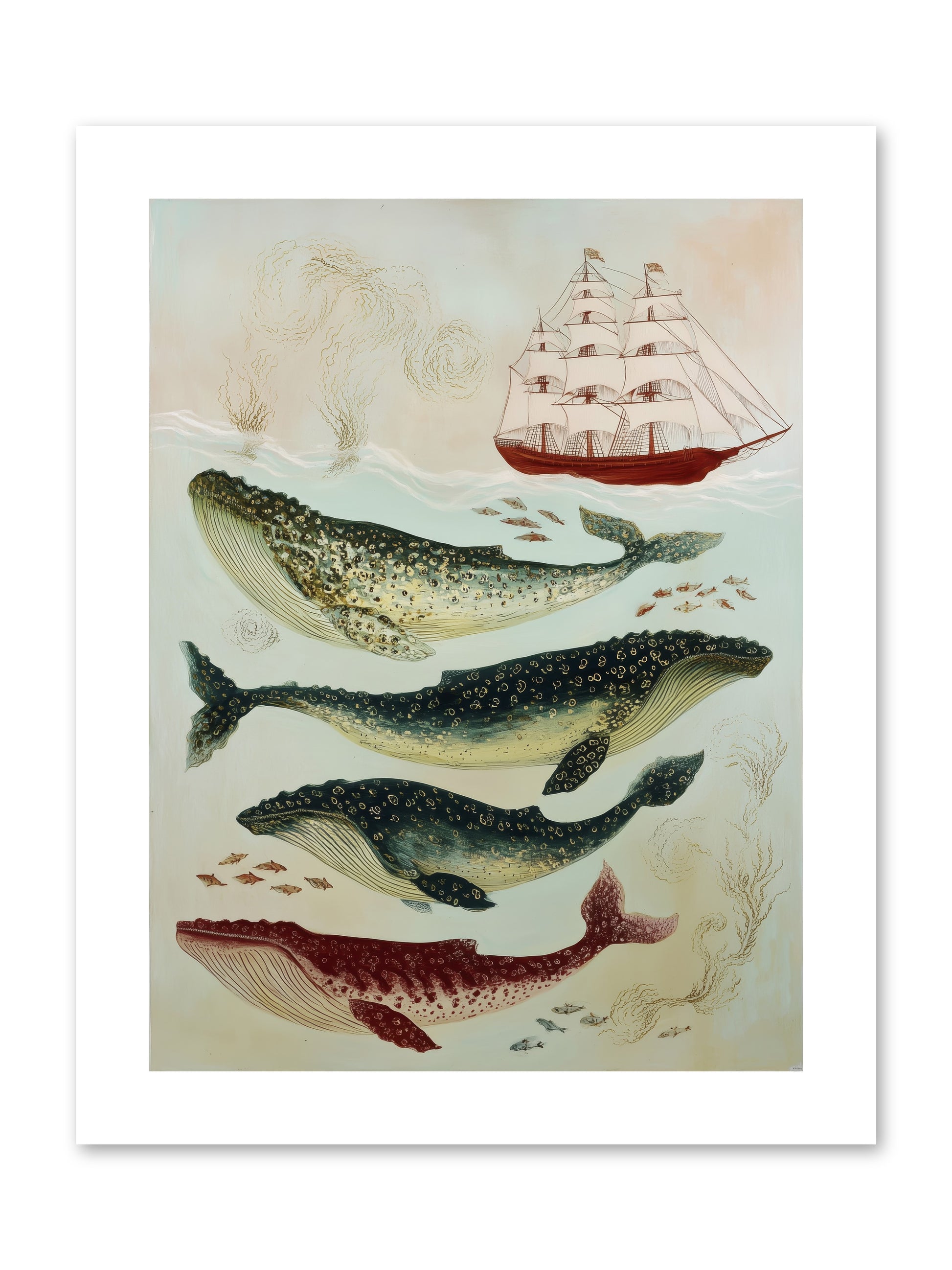 Salt Air Serenade -- Paper Print 9x12