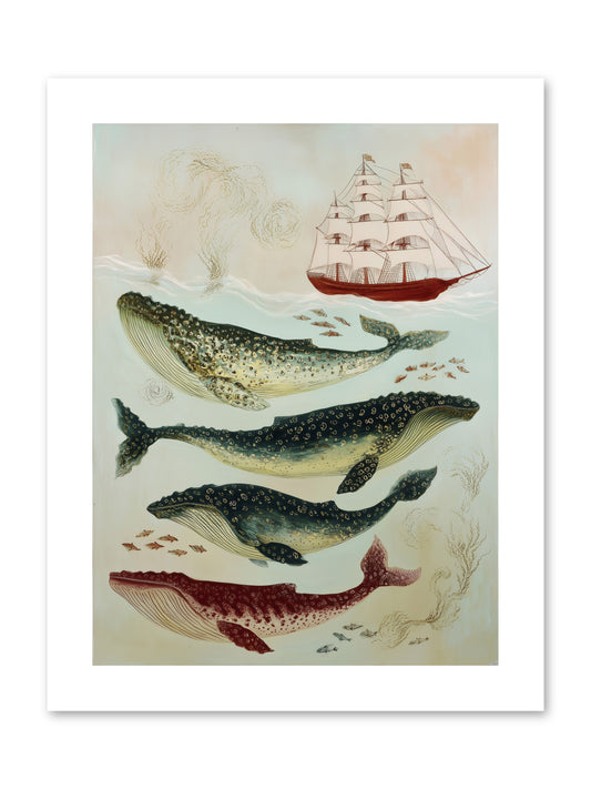 Salt Air Serenade -- Paper Print 9x12