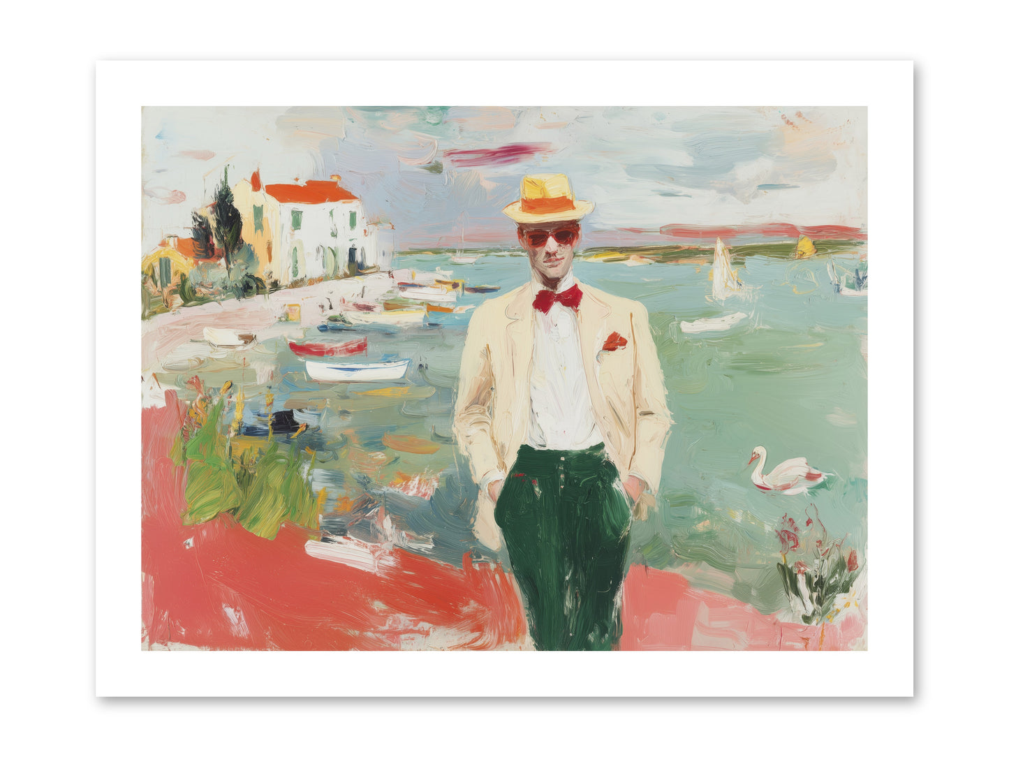 Salt Air Serenity -- Loose Canvas Print 16x12