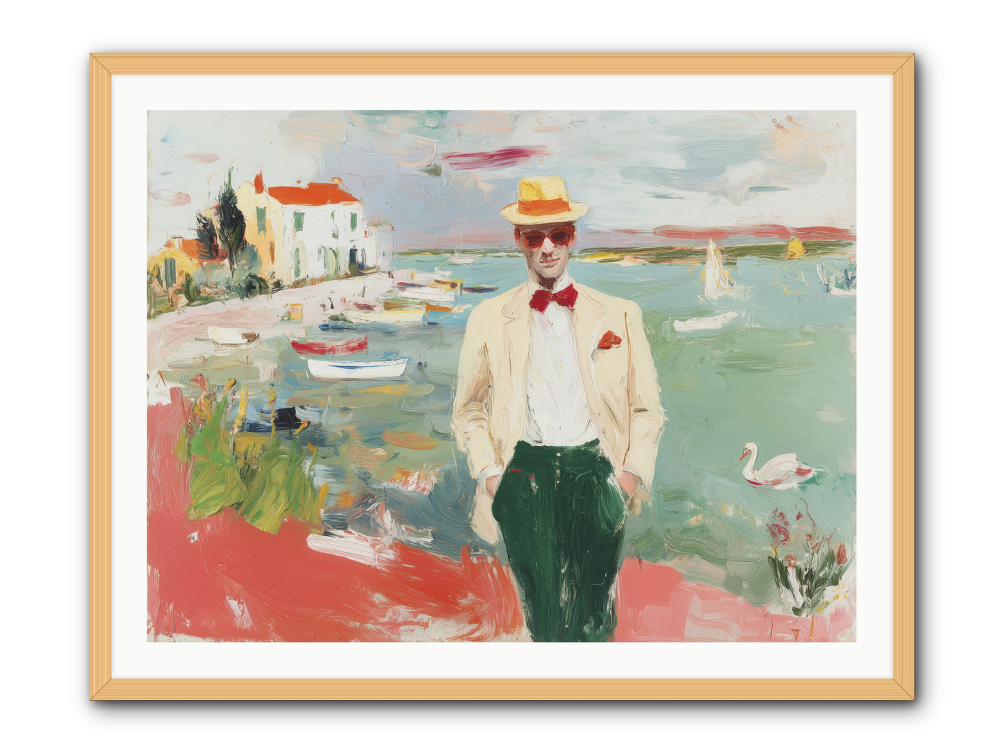 Salt Air Serenity -- Framed Print - Natural 40x30