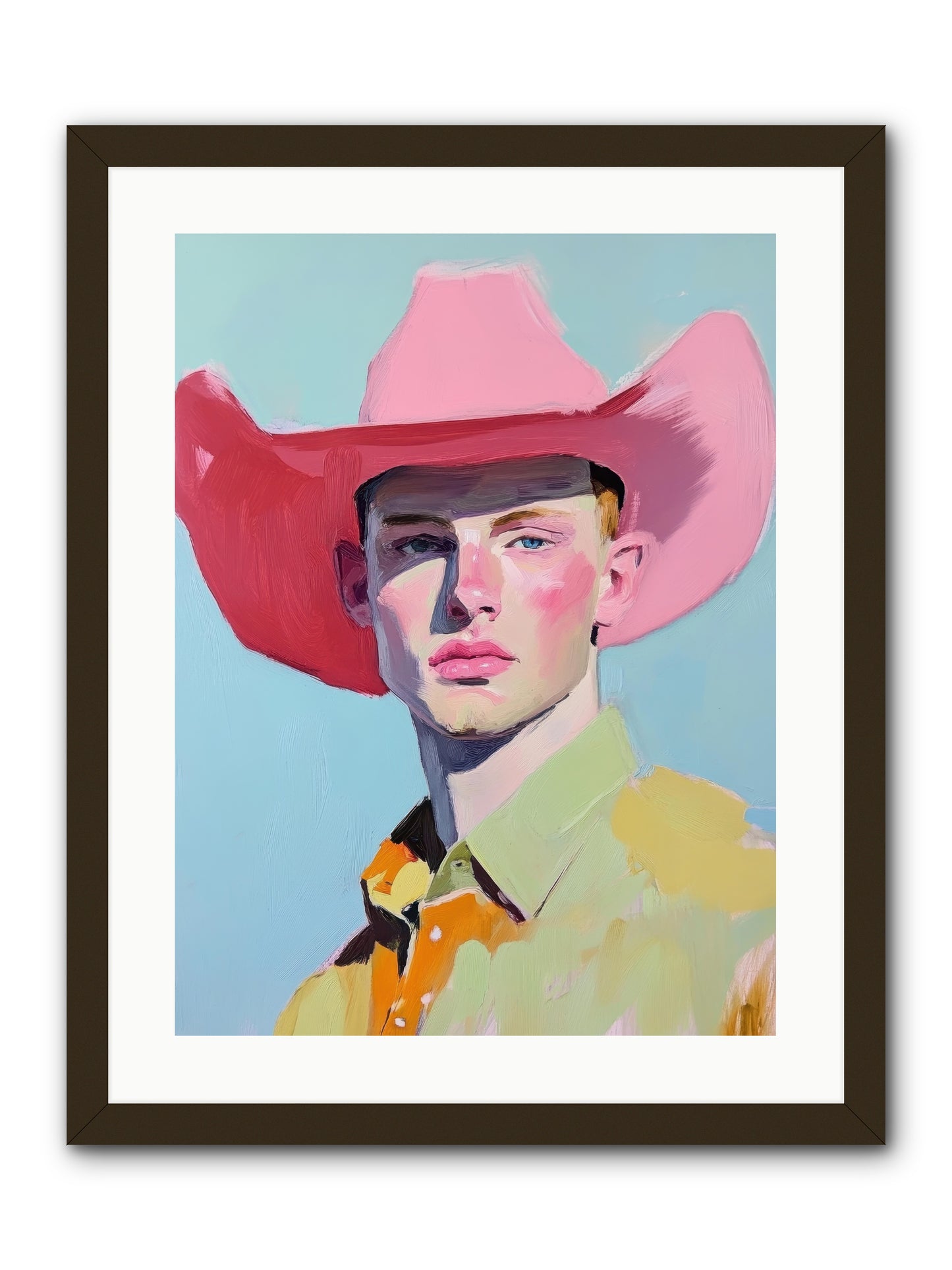 Salt Flat Sunrise -- Framed Print - Black 18x24