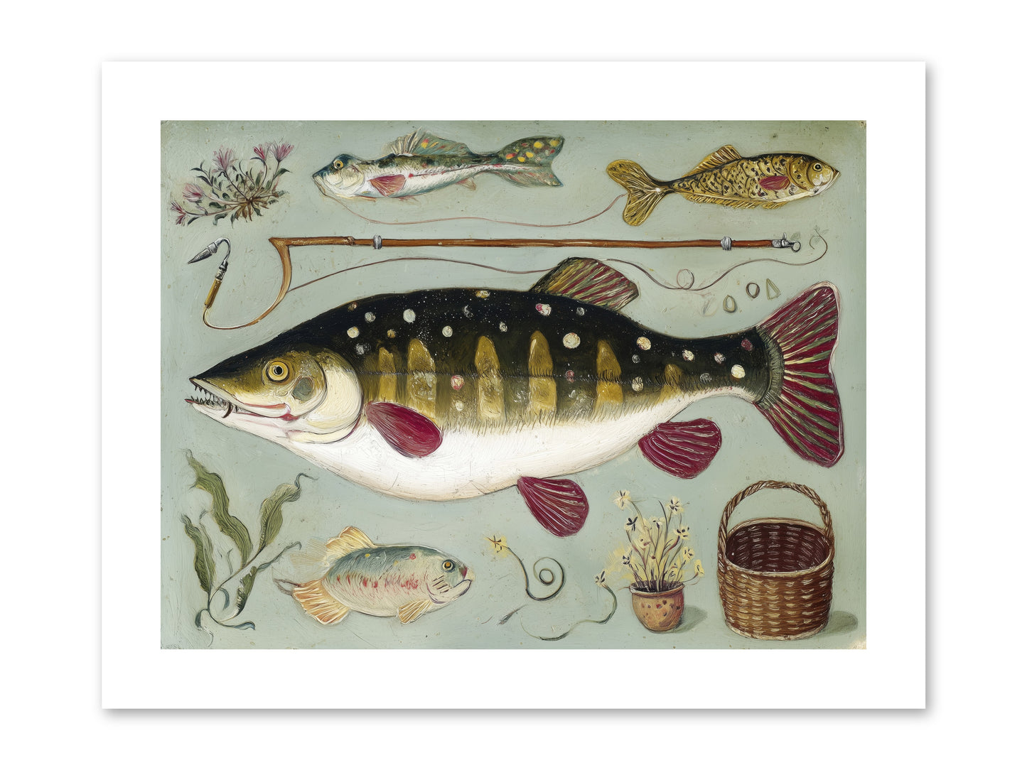 Salt Life Story -- Paper Print 12x9