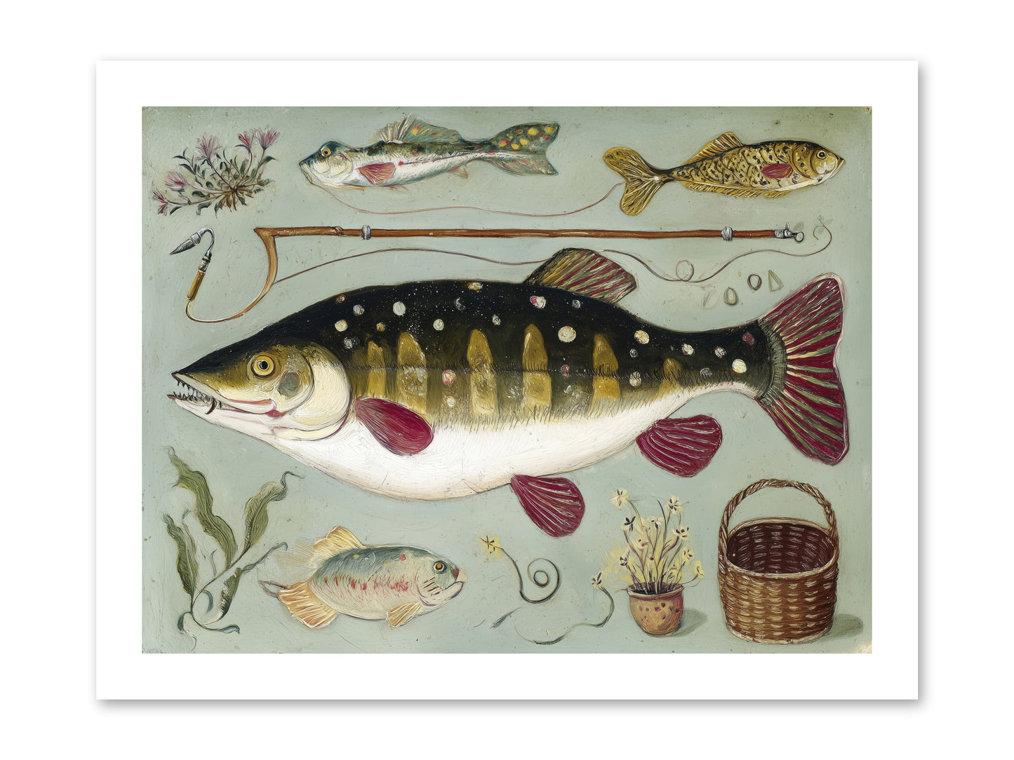 Salt Life Story -- Loose Canvas Print 16x12