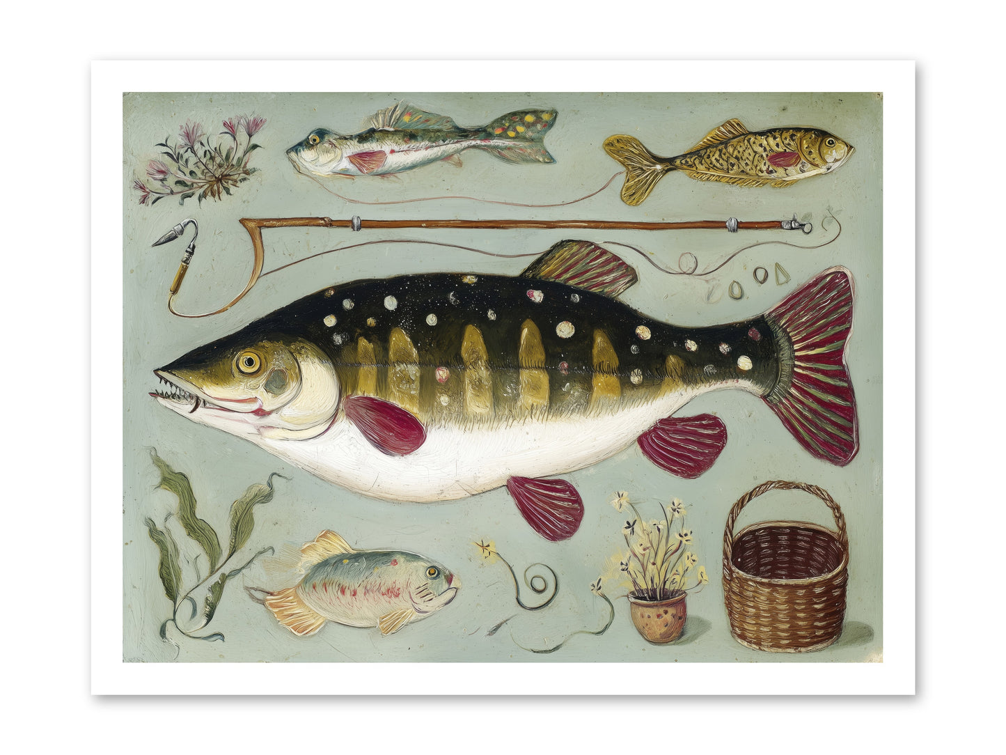 Salt Life Story -- Loose Canvas Print 24x18