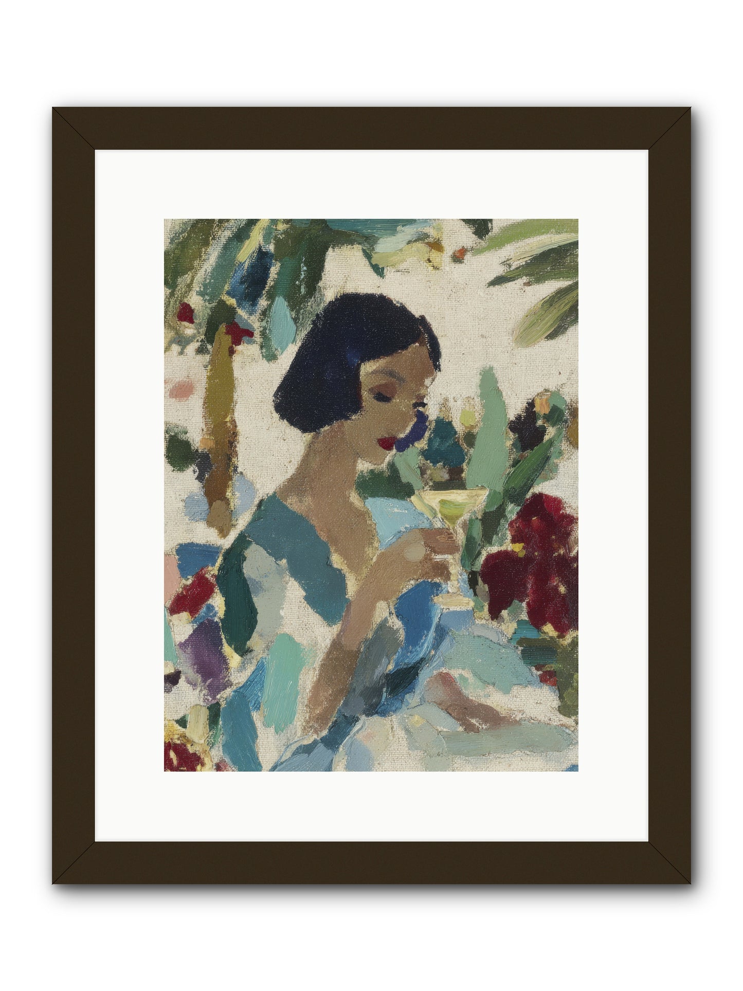 Salt air and bubbles -- Framed Print - Black 12x16