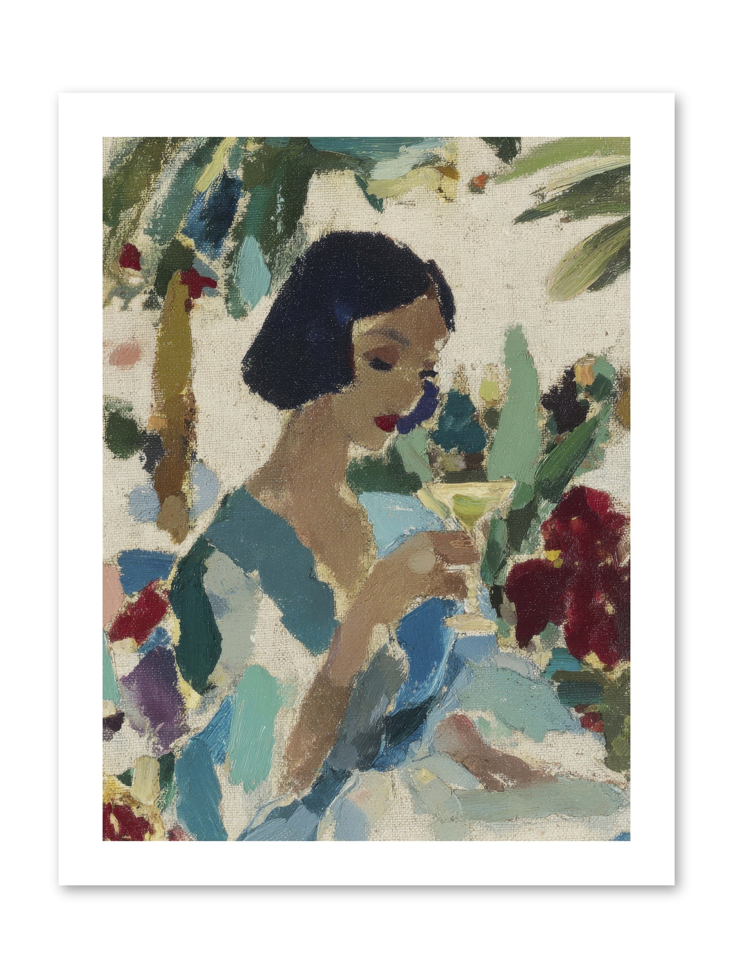 Salt air and bubbles -- Loose Canvas Print 12x16