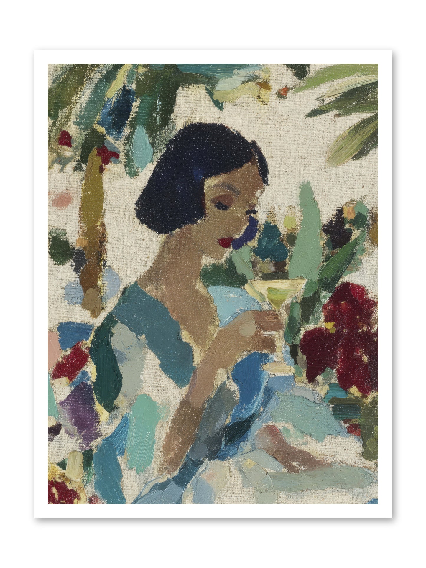 Salt air and bubbles -- Loose Canvas Print 24x32