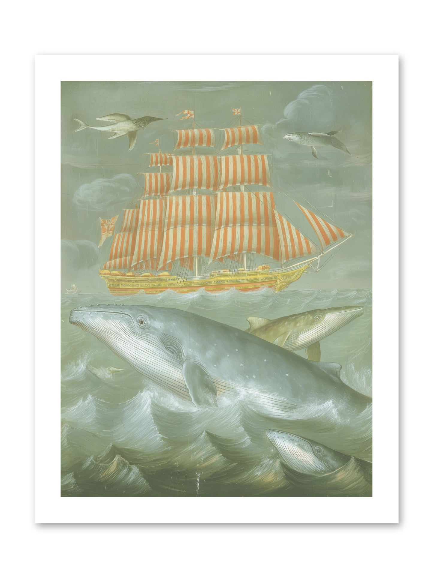 Saltwater Ghosts -- Paper Print 12x16