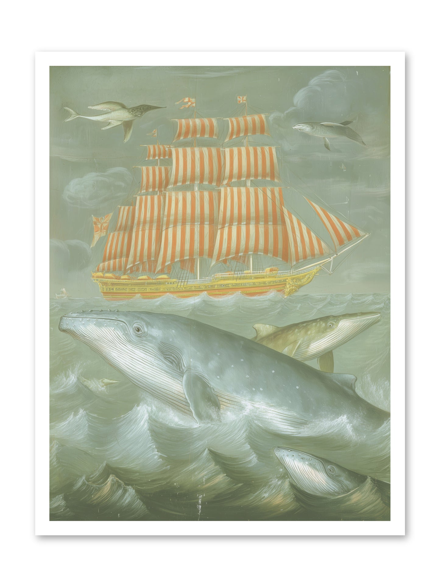 Saltwater Ghosts -- Loose Canvas Print 24x32