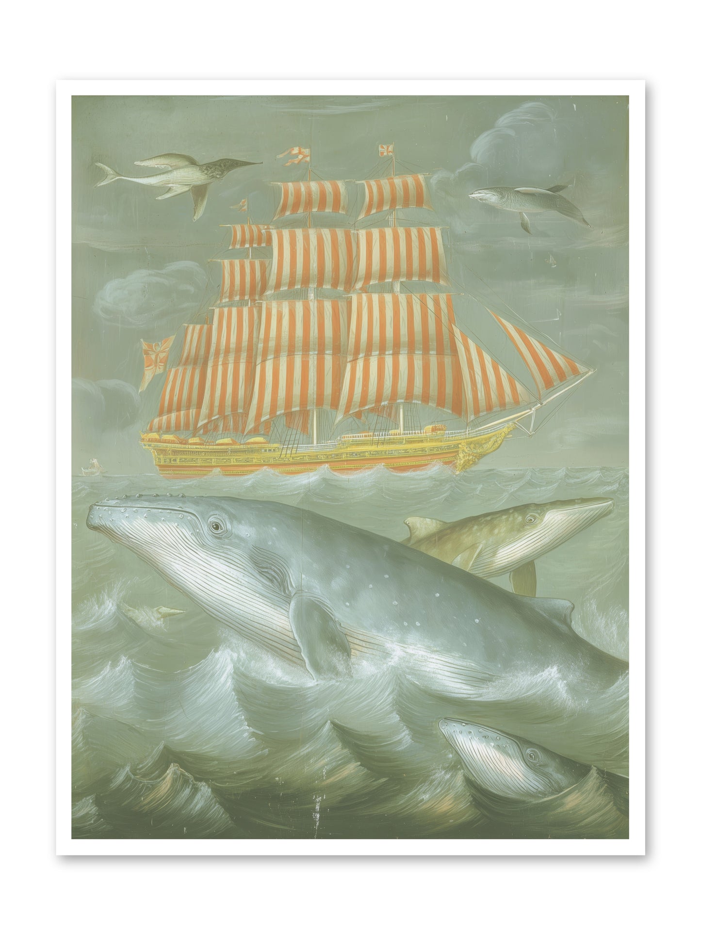 Saltwater Ghosts -- Loose Canvas Print 36x48