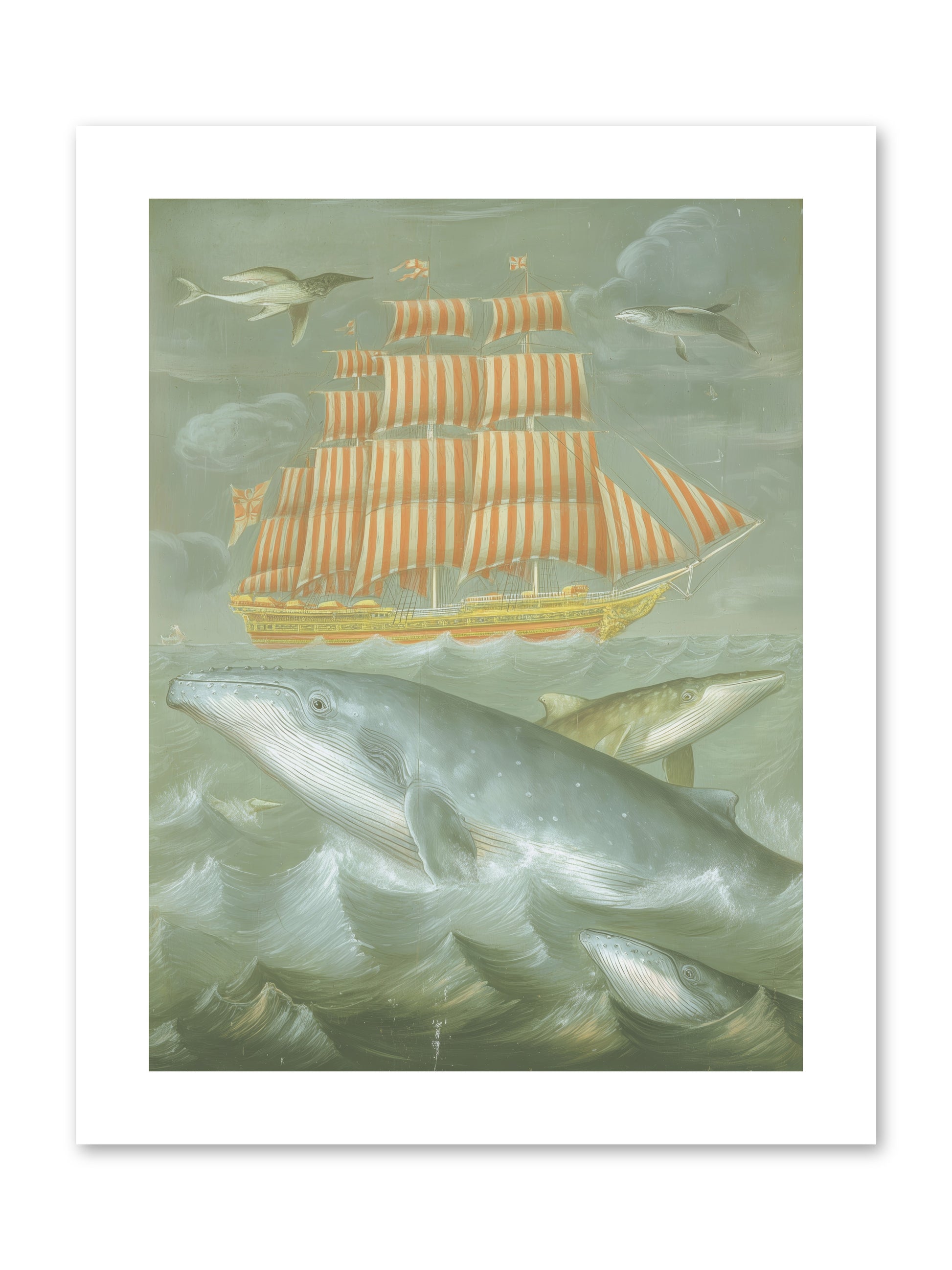 Saltwater Ghosts -- Paper Print 9x12