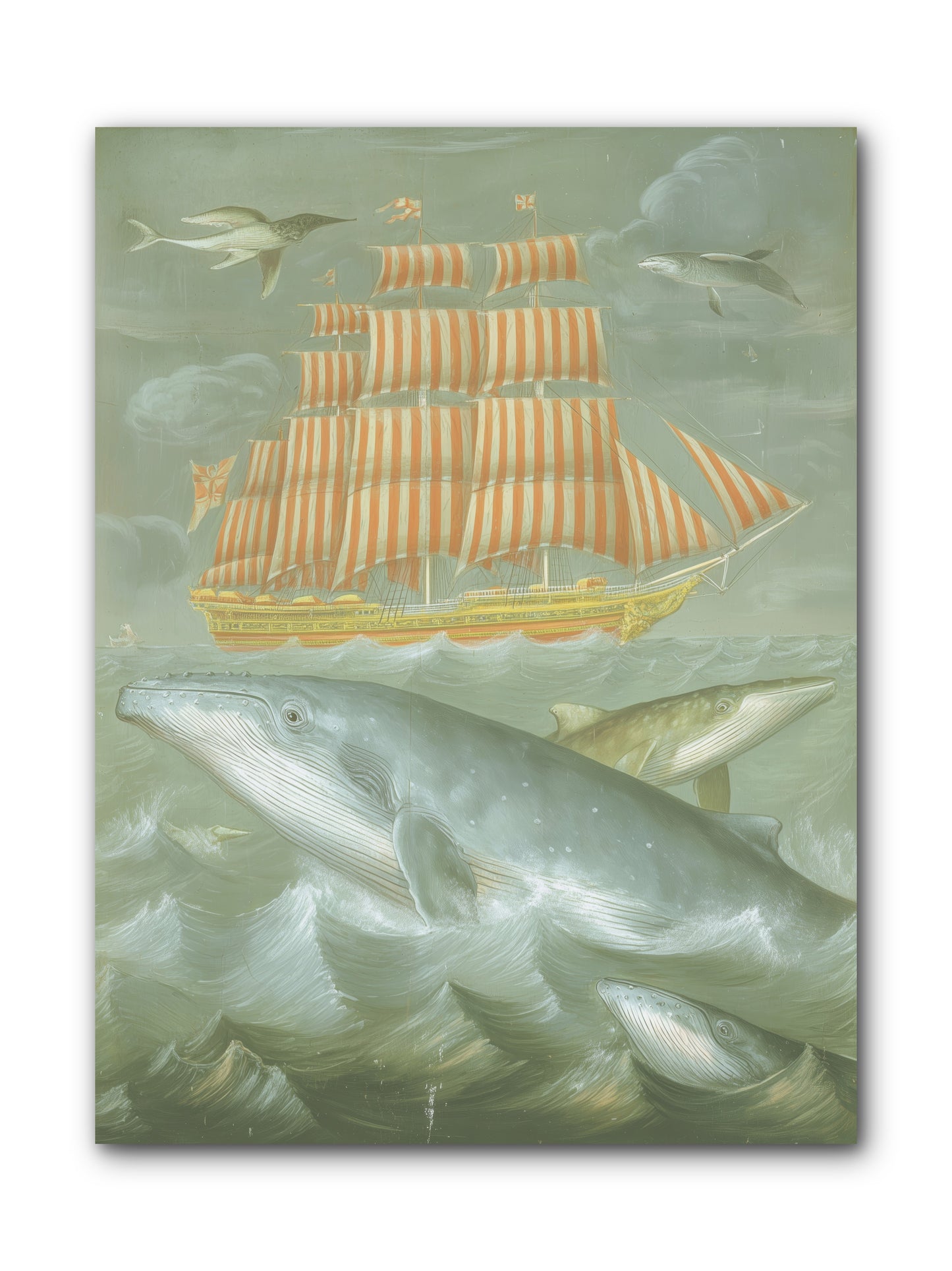 Saltwater Ghosts -- Wrapped Canvas 9x12