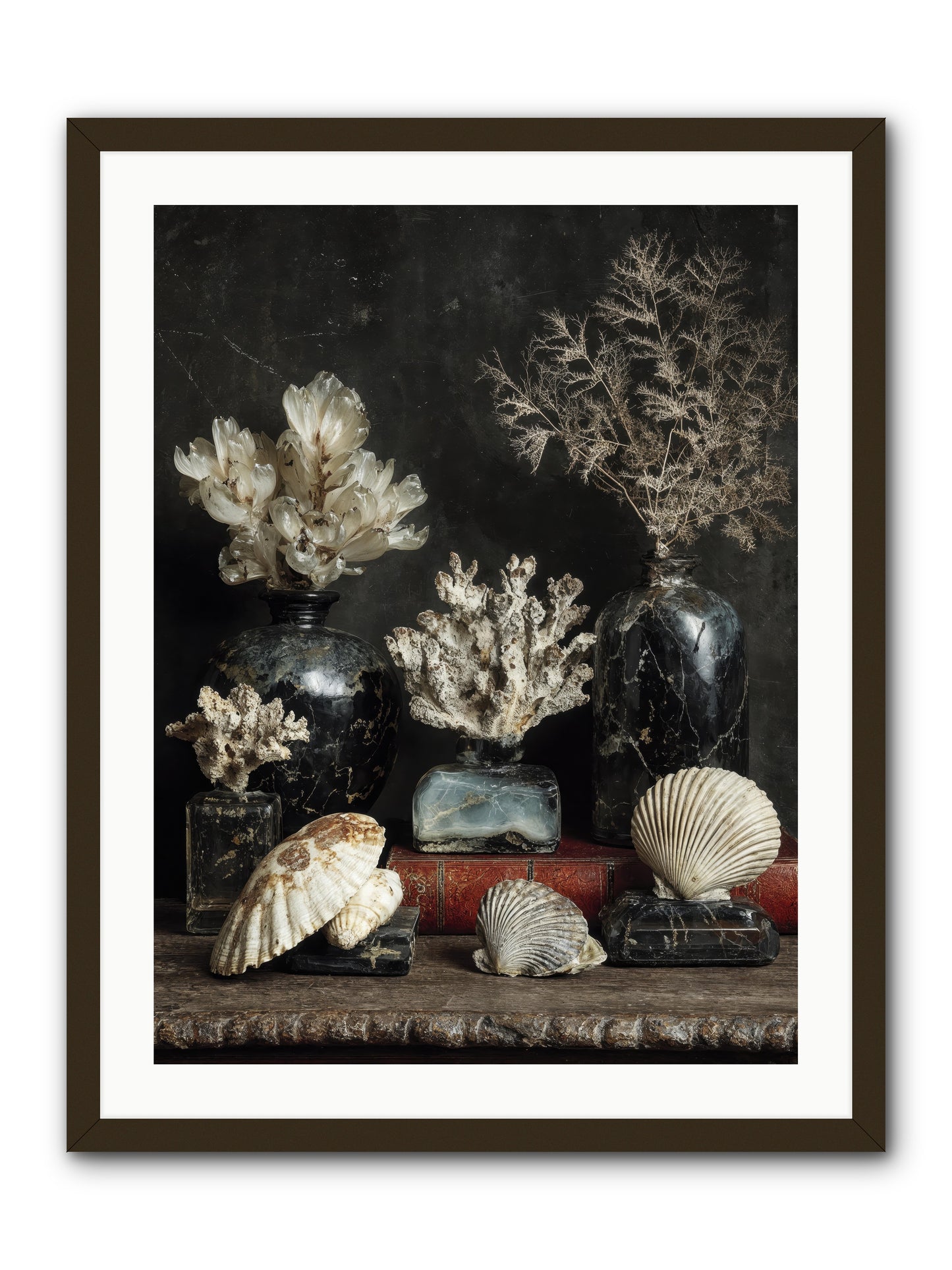 Saltwater Sonnets -- Framed Print - Black 24x32