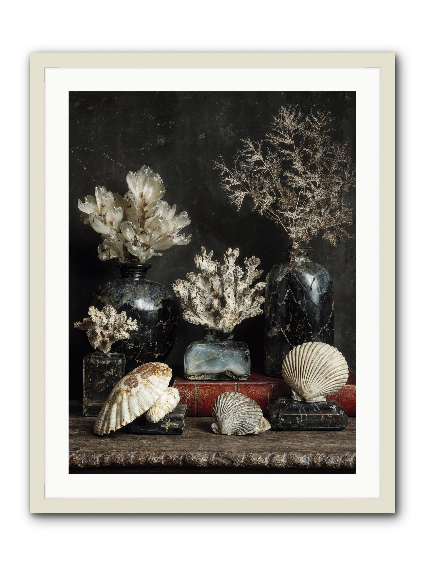 Saltwater Sonnets -- Framed Print - White 24x32