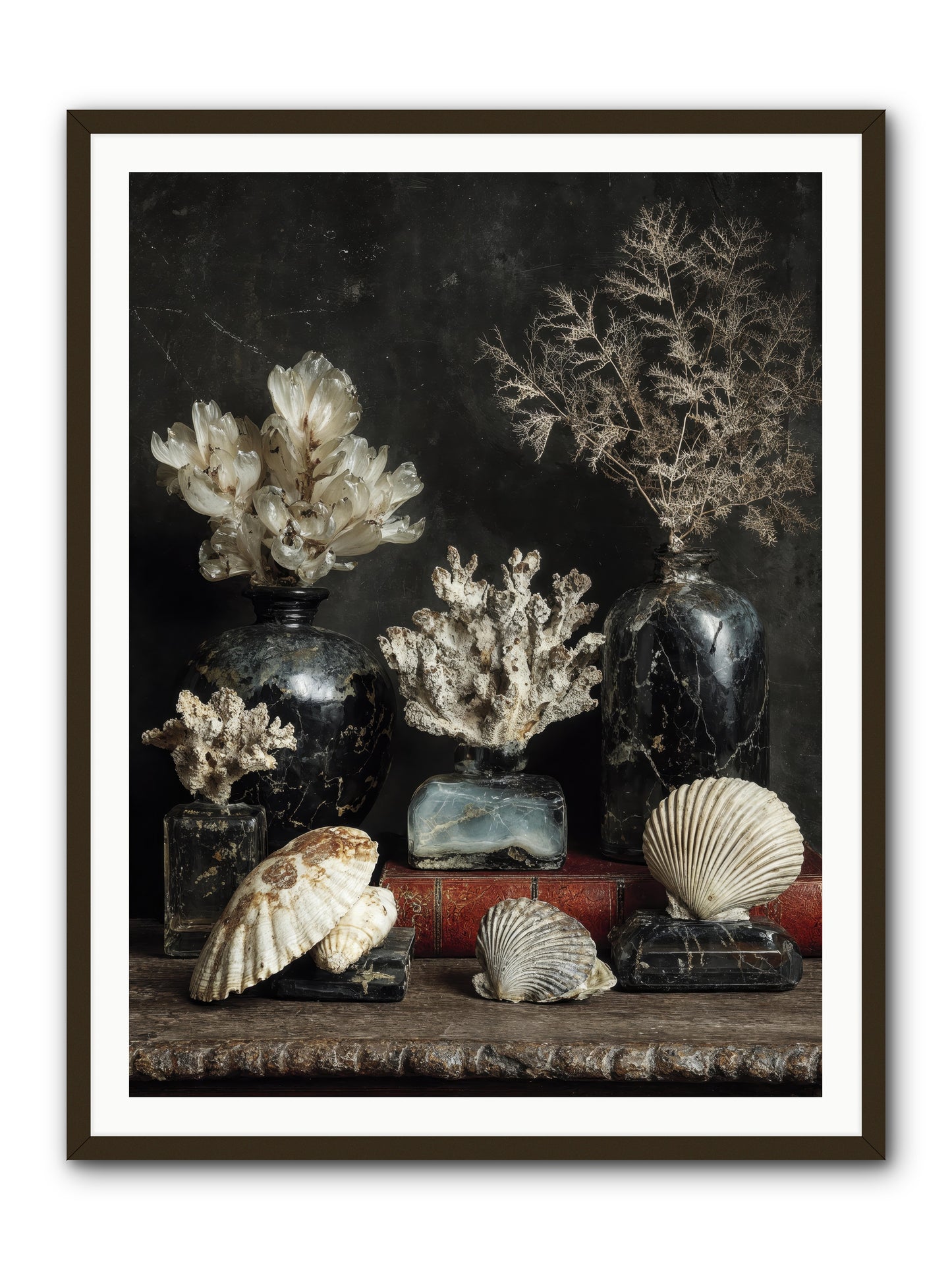 Saltwater Sonnets -- Framed Print - Black 36x48