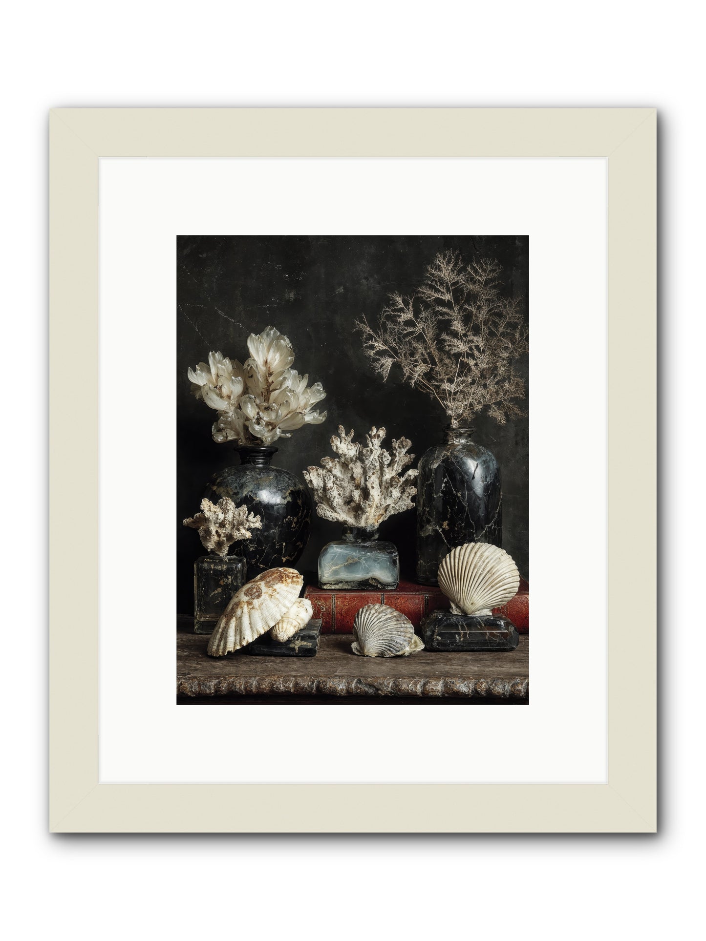Saltwater Sonnets -- Framed Print - White 9x12