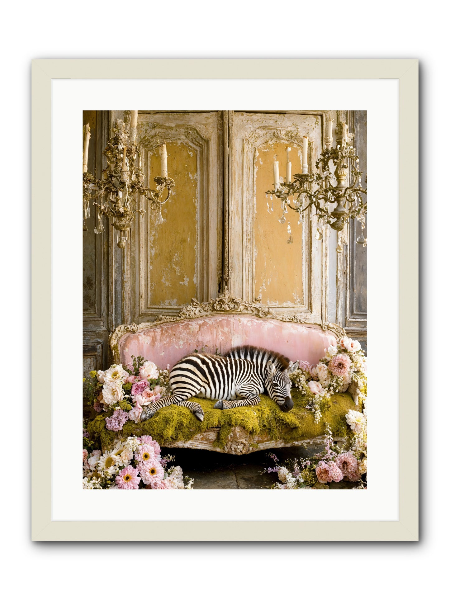 Sanctuary Of Wild Wonder -- Framed Print - White 18x24