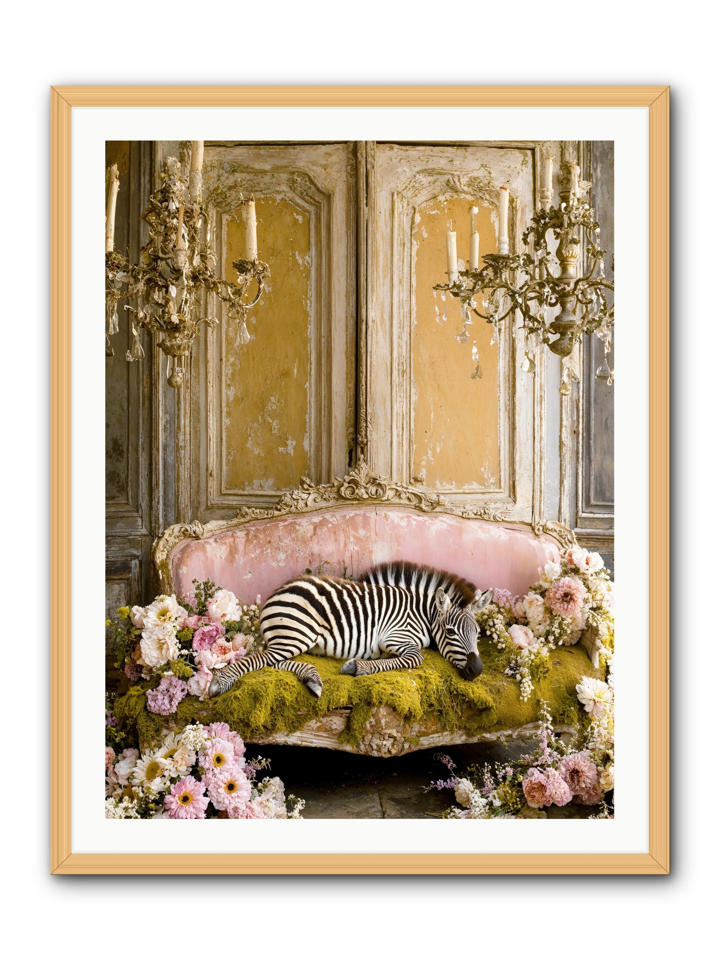 Sanctuary Of Wild Wonder -- Framed Print - Natural 30x40