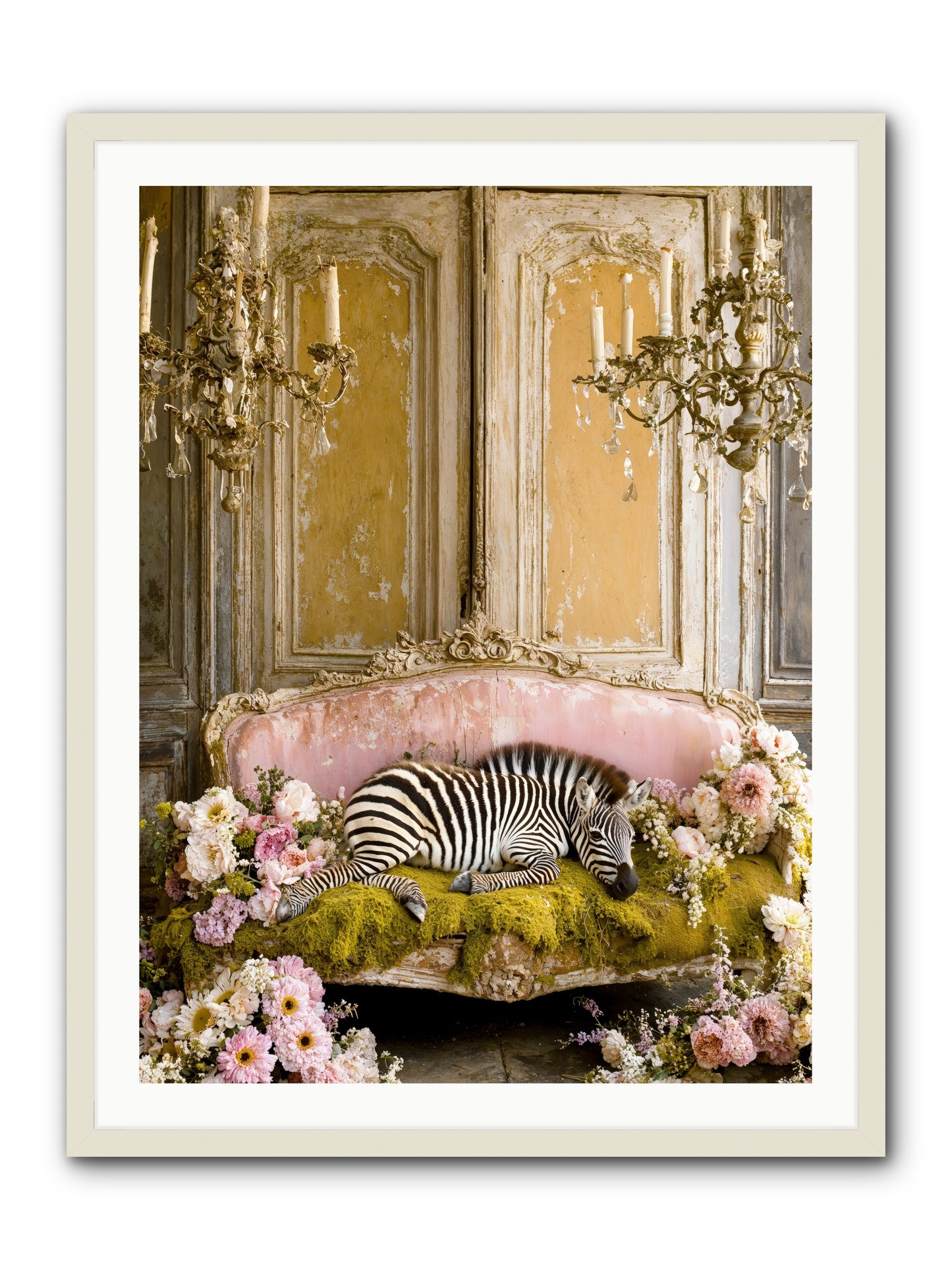 Sanctuary Of Wild Wonder -- Framed Print - White 30x40