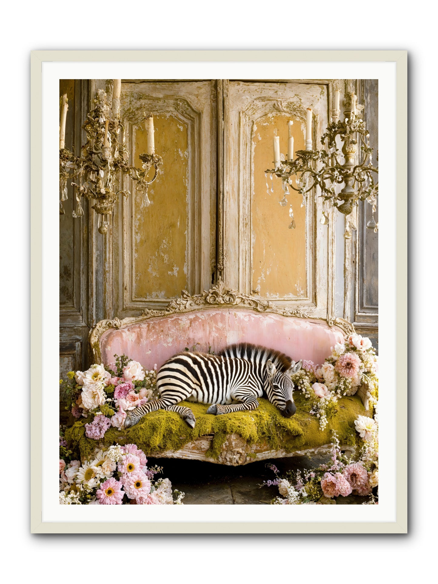 Sanctuary Of Wild Wonder -- Framed Print - White 36x48