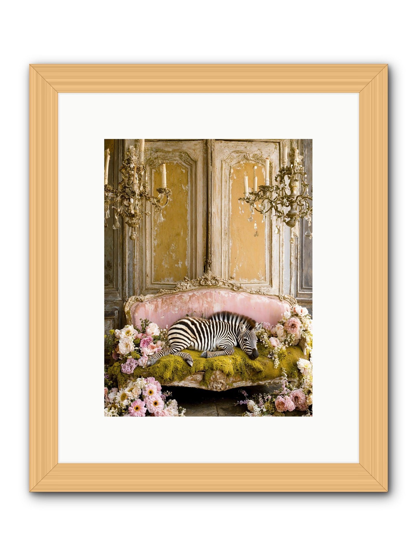 Sanctuary Of Wild Wonder -- Framed Print - Natural 9x12