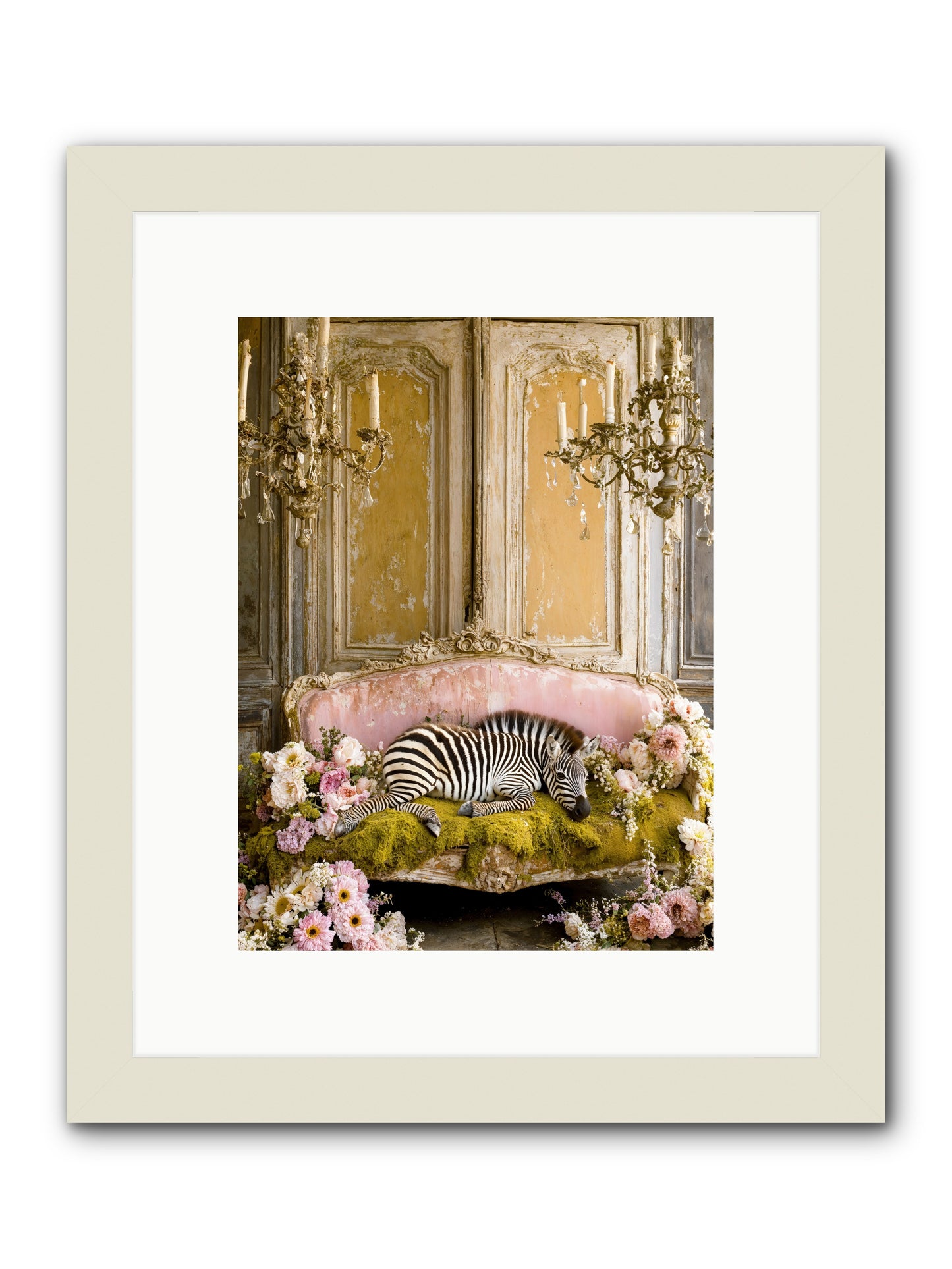 Sanctuary Of Wild Wonder -- Framed Print - White 9x12