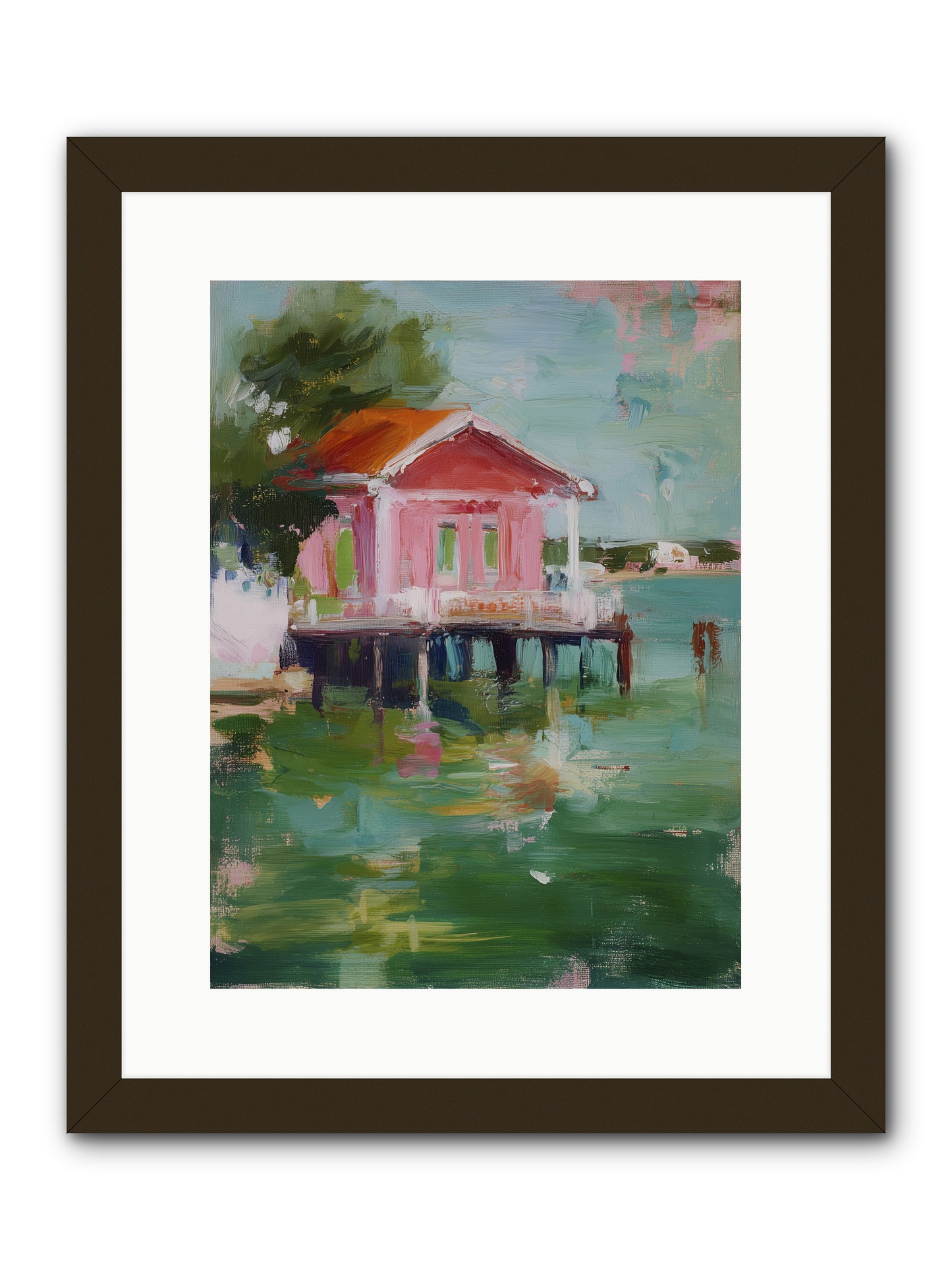 Sanctuary Serenaded -- Framed Print - Black 12x16