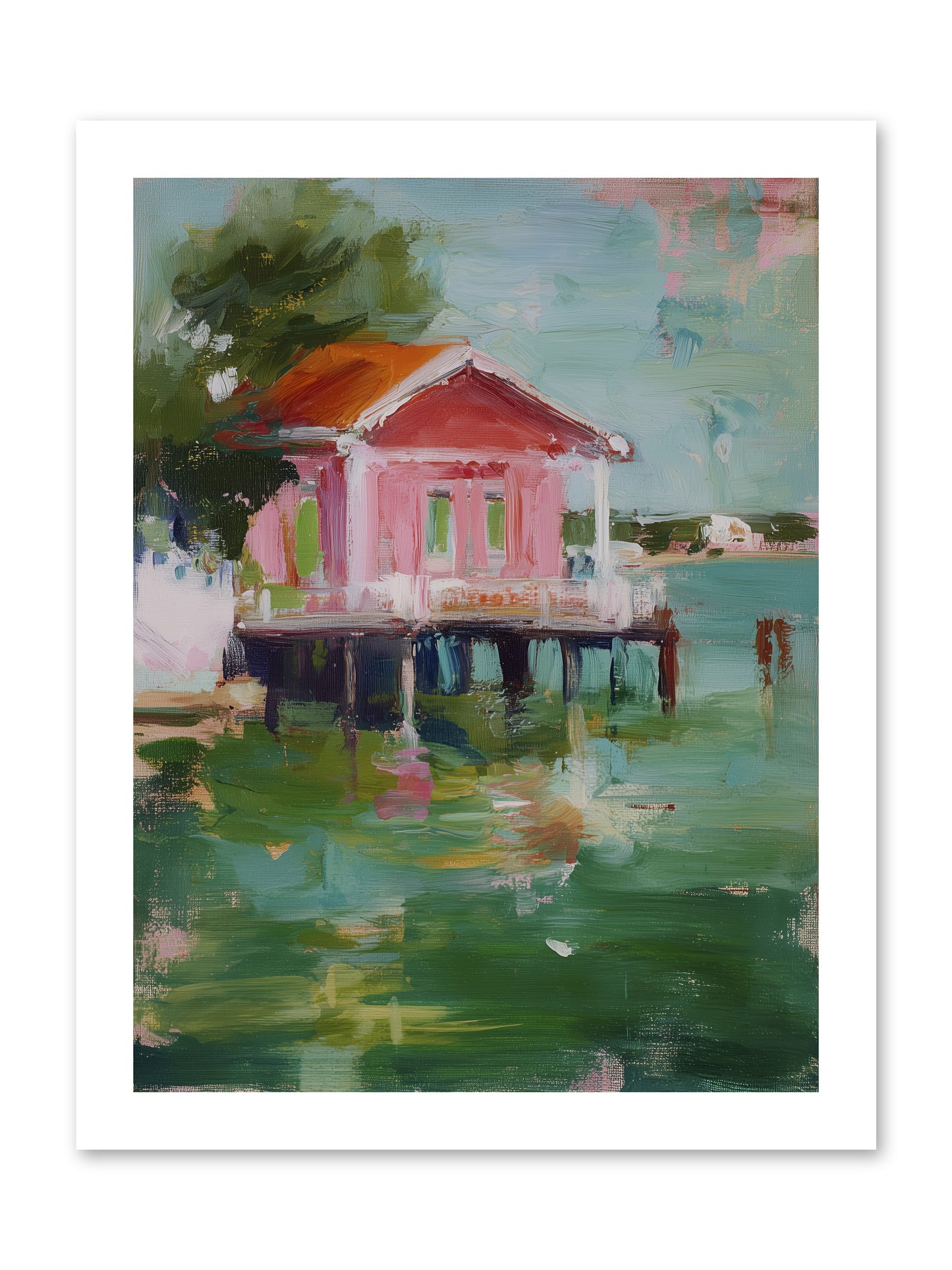 Sanctuary Serenaded -- Loose Canvas Print 12x16