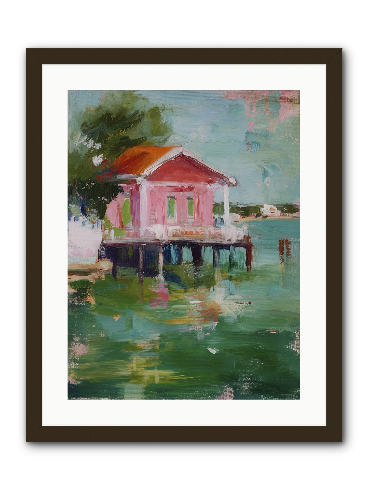 Sanctuary Serenaded -- Framed Print - Black 18x24