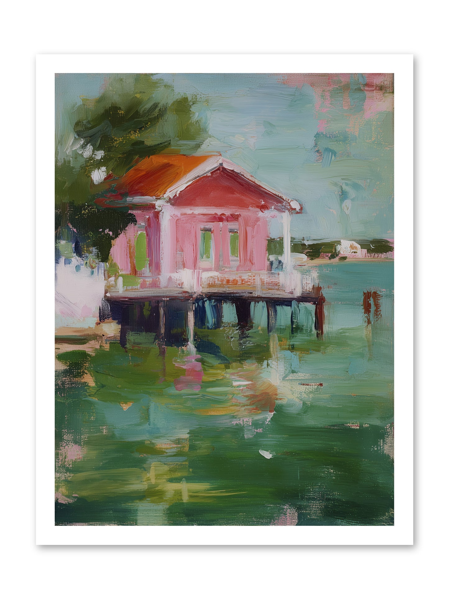 Sanctuary Serenaded -- Loose Canvas Print 18x24