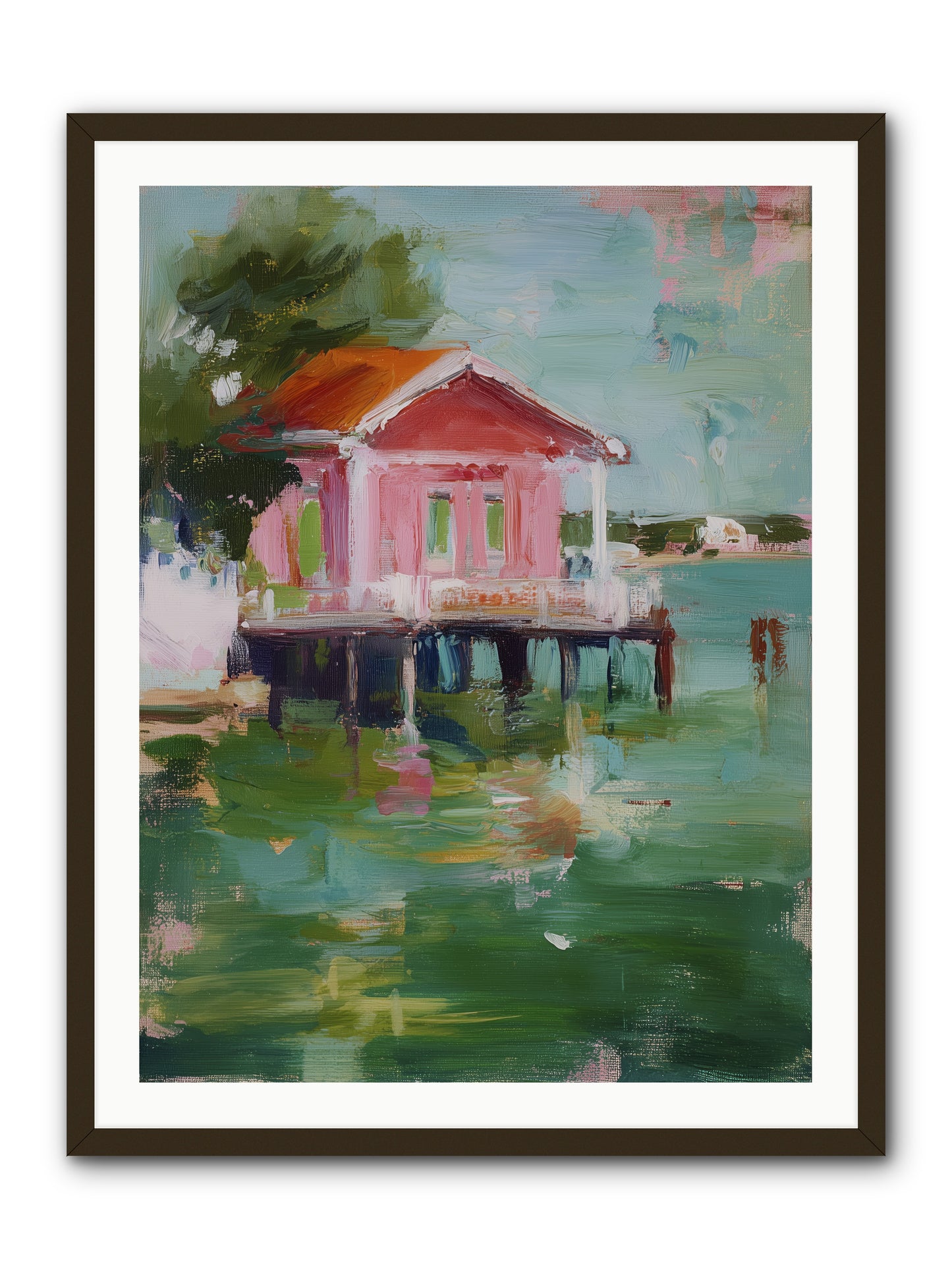 Sanctuary Serenaded -- Framed Print - Black 30x40