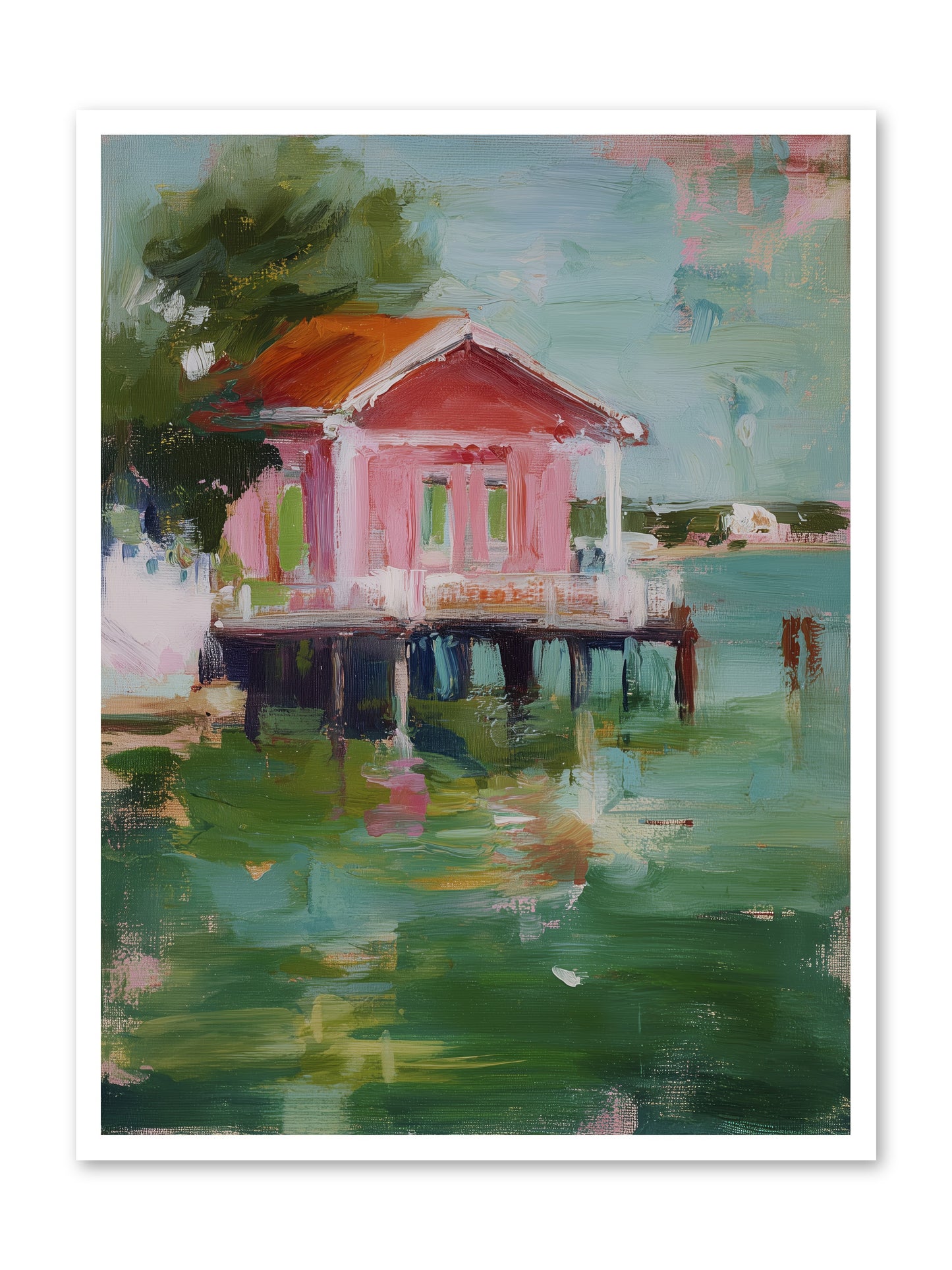 Sanctuary Serenaded -- Loose Canvas Print 30x40