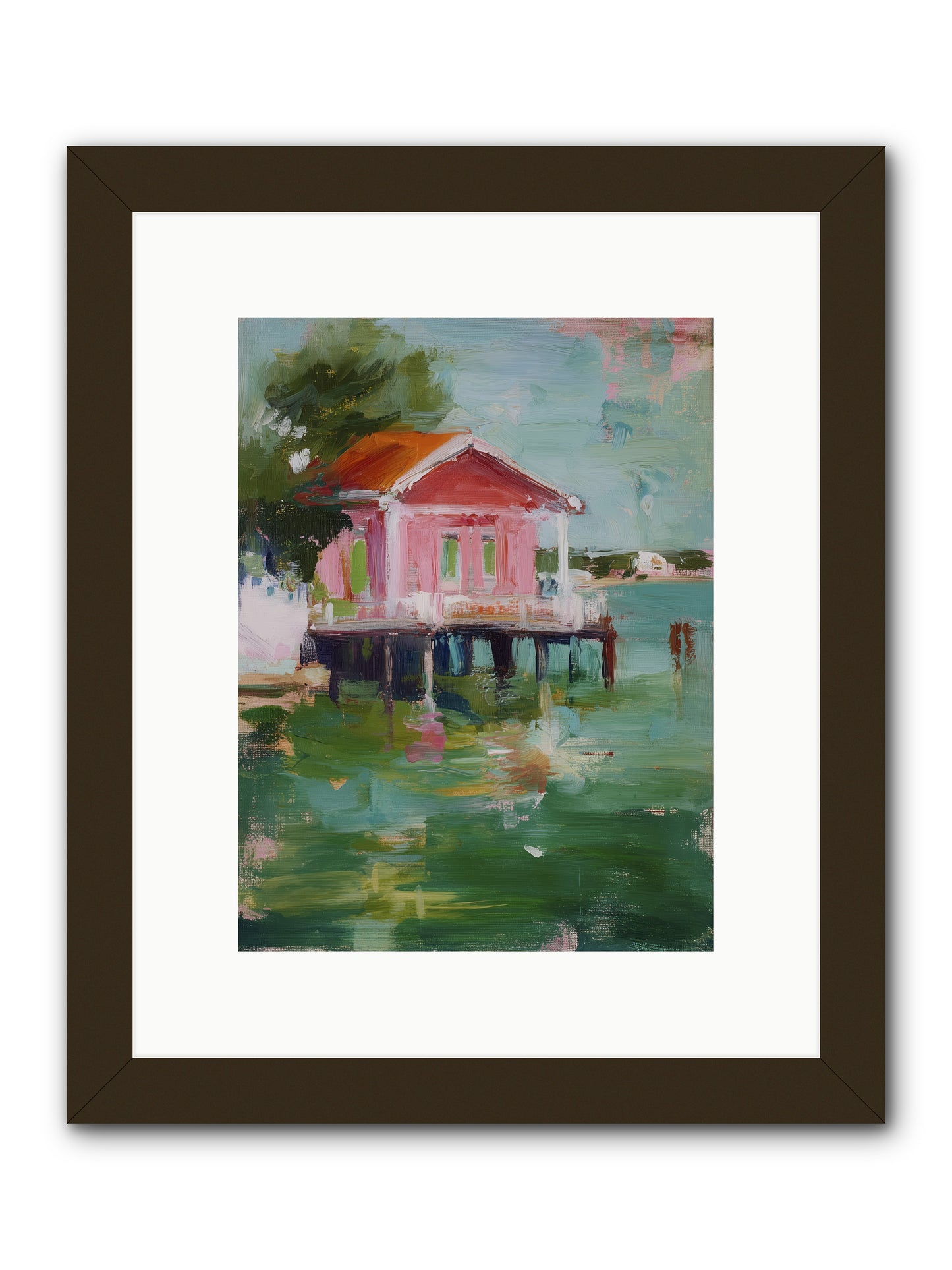 Sanctuary Serenaded -- Framed Print - Black 9x12